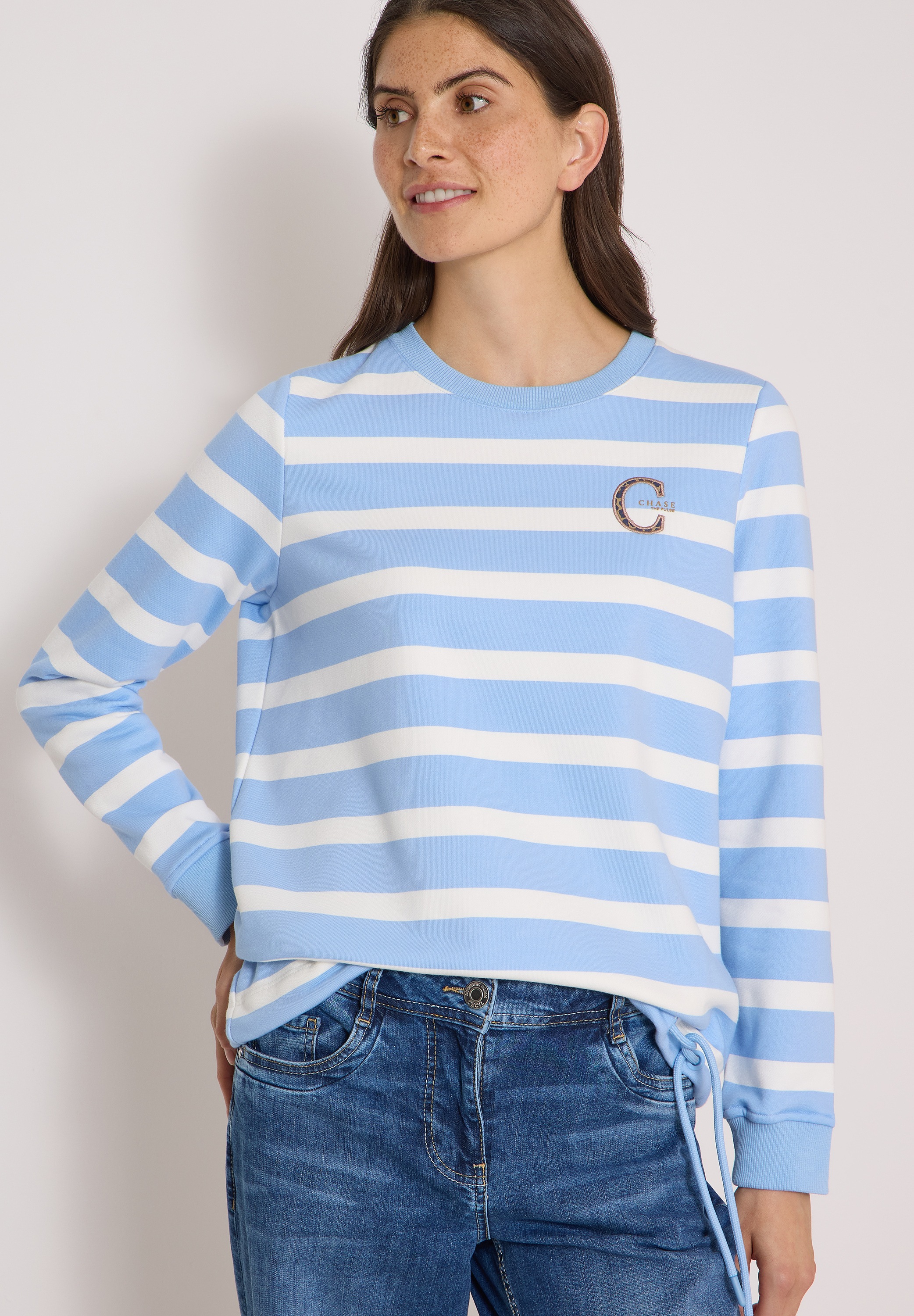 Cecil Sweatshirt, mit Rundhalsausschnitt
