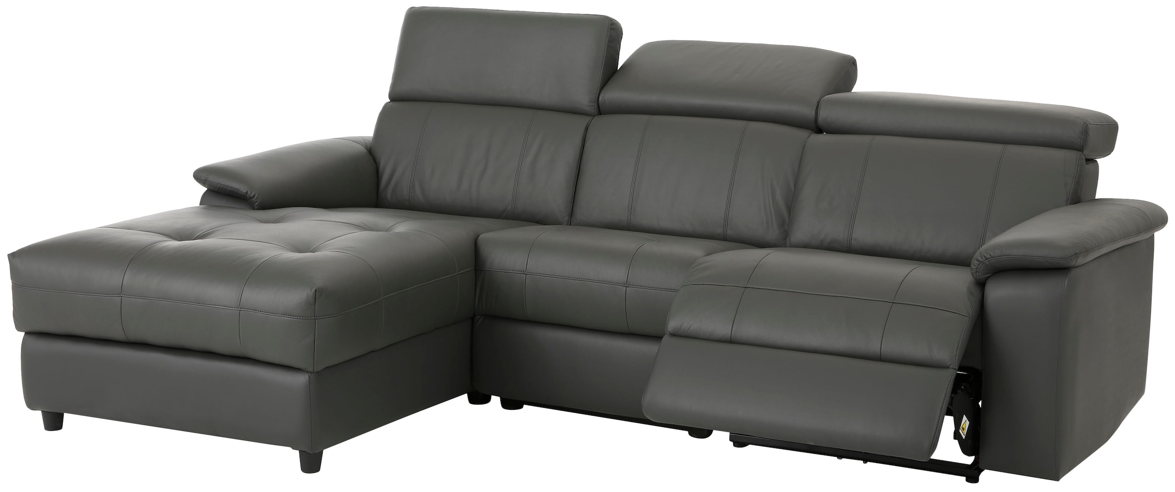 Home affaire Ecksofa »Binado, L-Form,«, mit manueller oder elektrischer Relaxfunktion mit USB-Anschluss