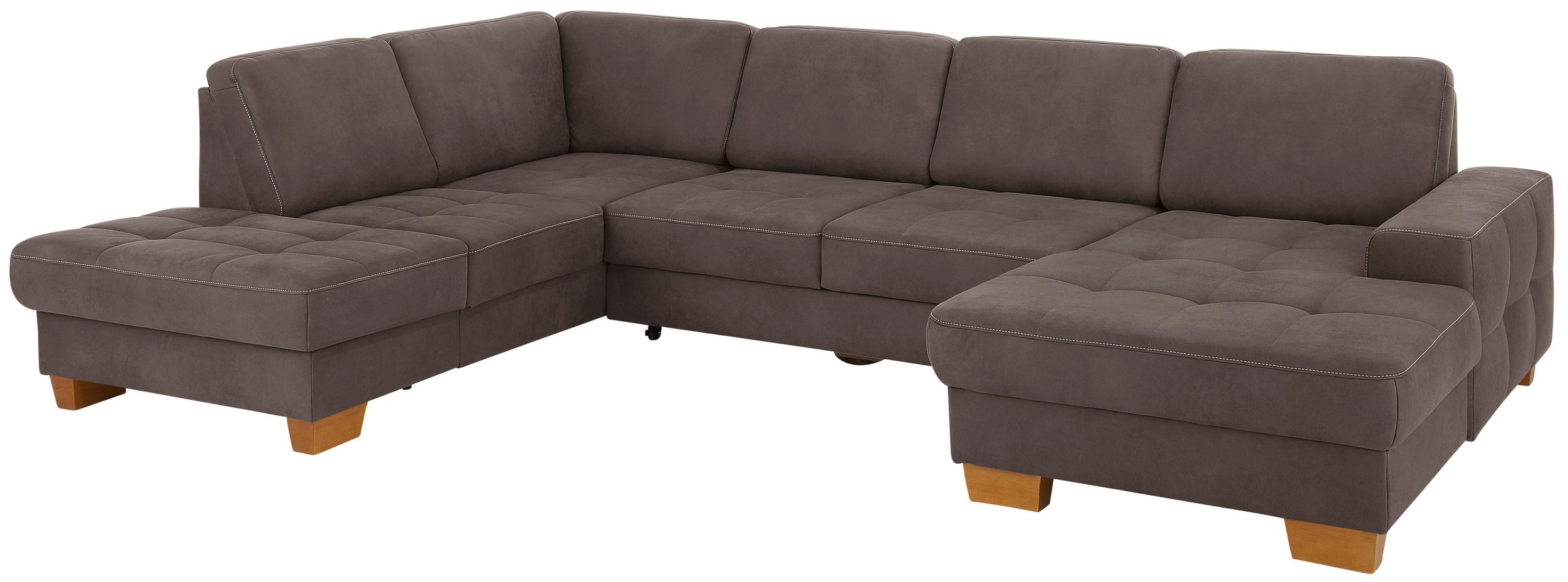 Home affaire Pucci U-Shape Sectional Sofa Brown 6