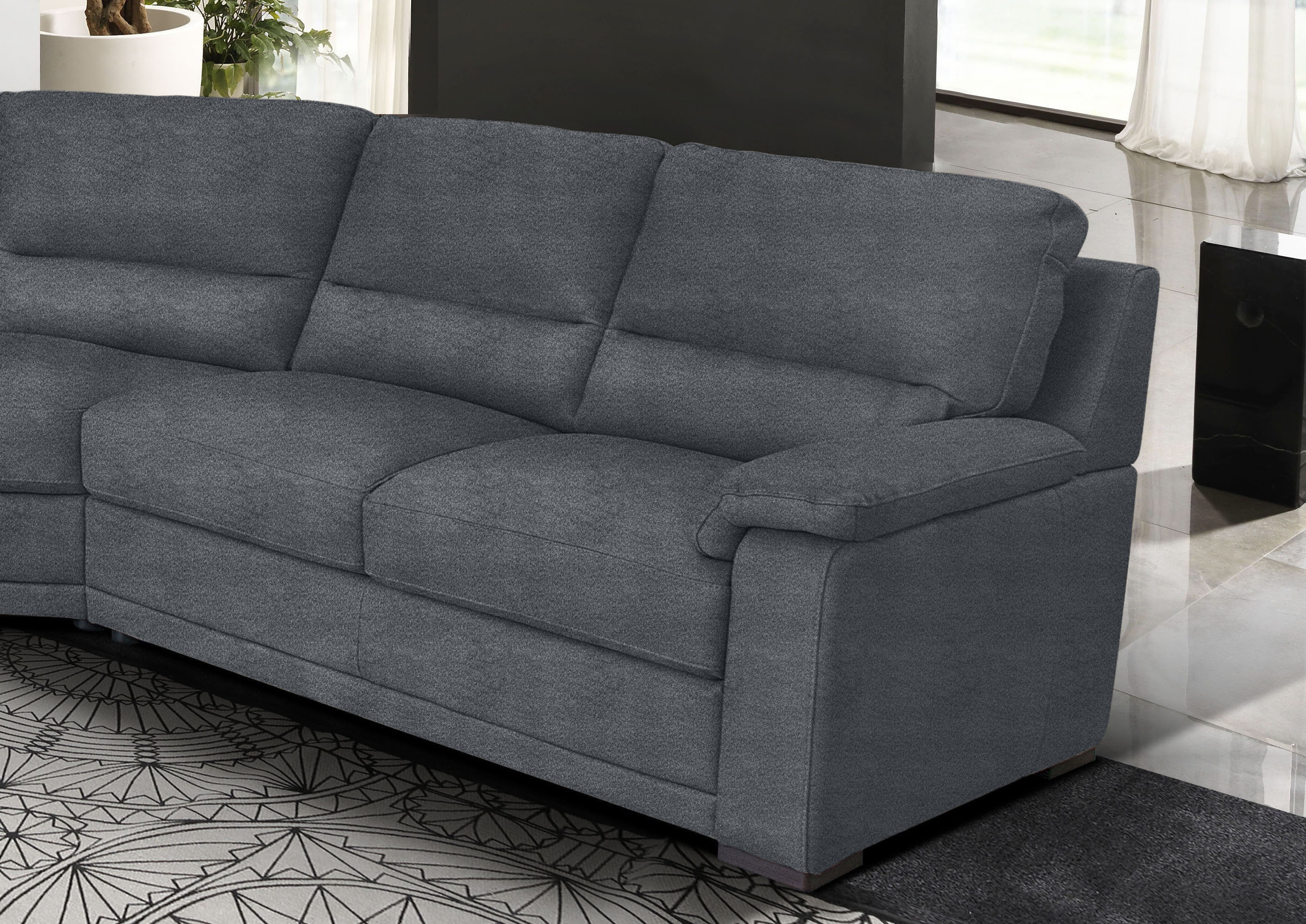 Thumbnail - Egoitaliano Ecksofa "Doris, modernes Designerecksofa in hochwertigen Microfaserqualitäten", edle Detailverarbeitung, wah...