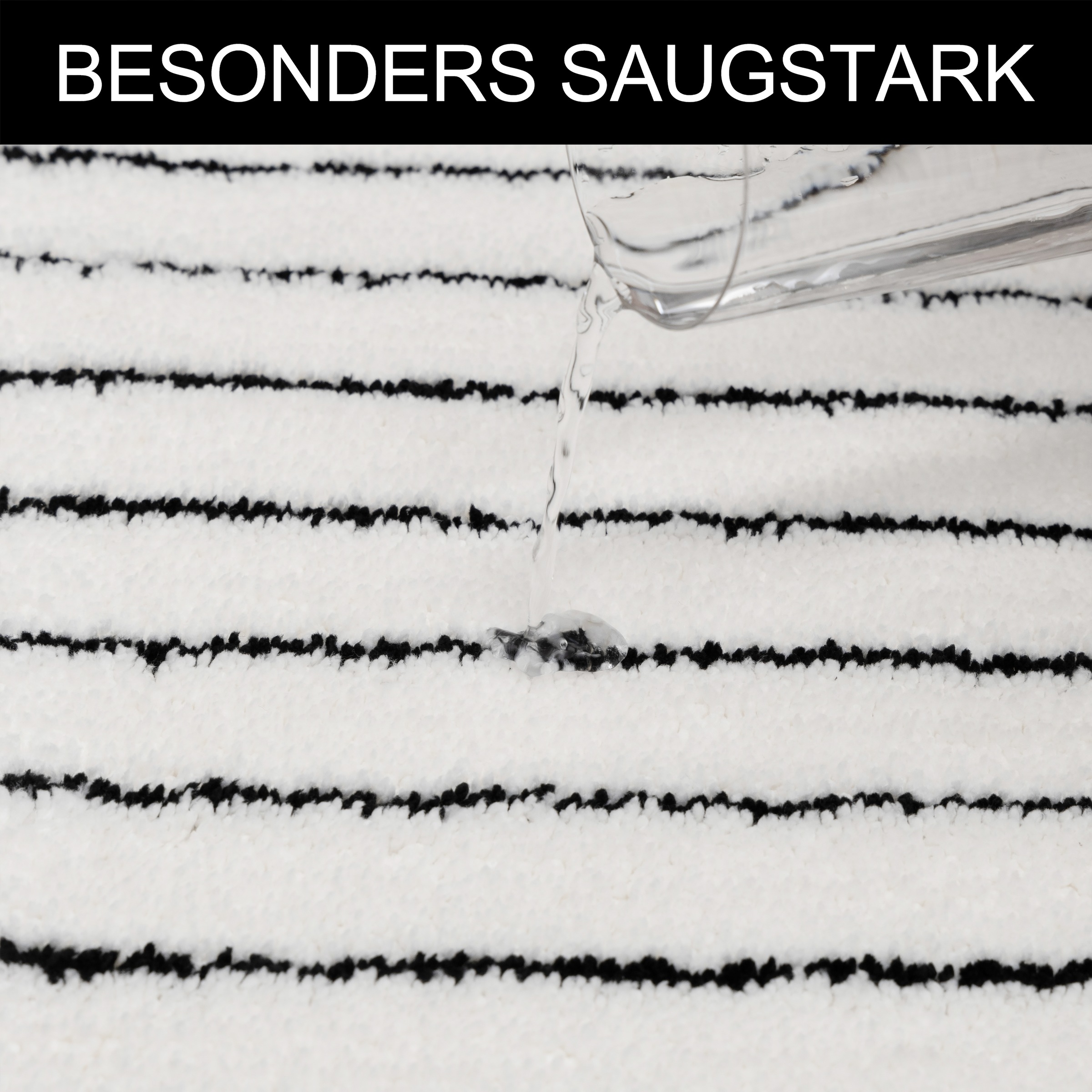 LeGer Home by Lena Gercke Badematte »Tamsin, Badvorleger, Badezimmer Teppich, Duschvorleger« Höhe 10 mm rutschhemmend beschichtet fußbodenheizungsgeeignet | schnell trocknend Streifen, modern