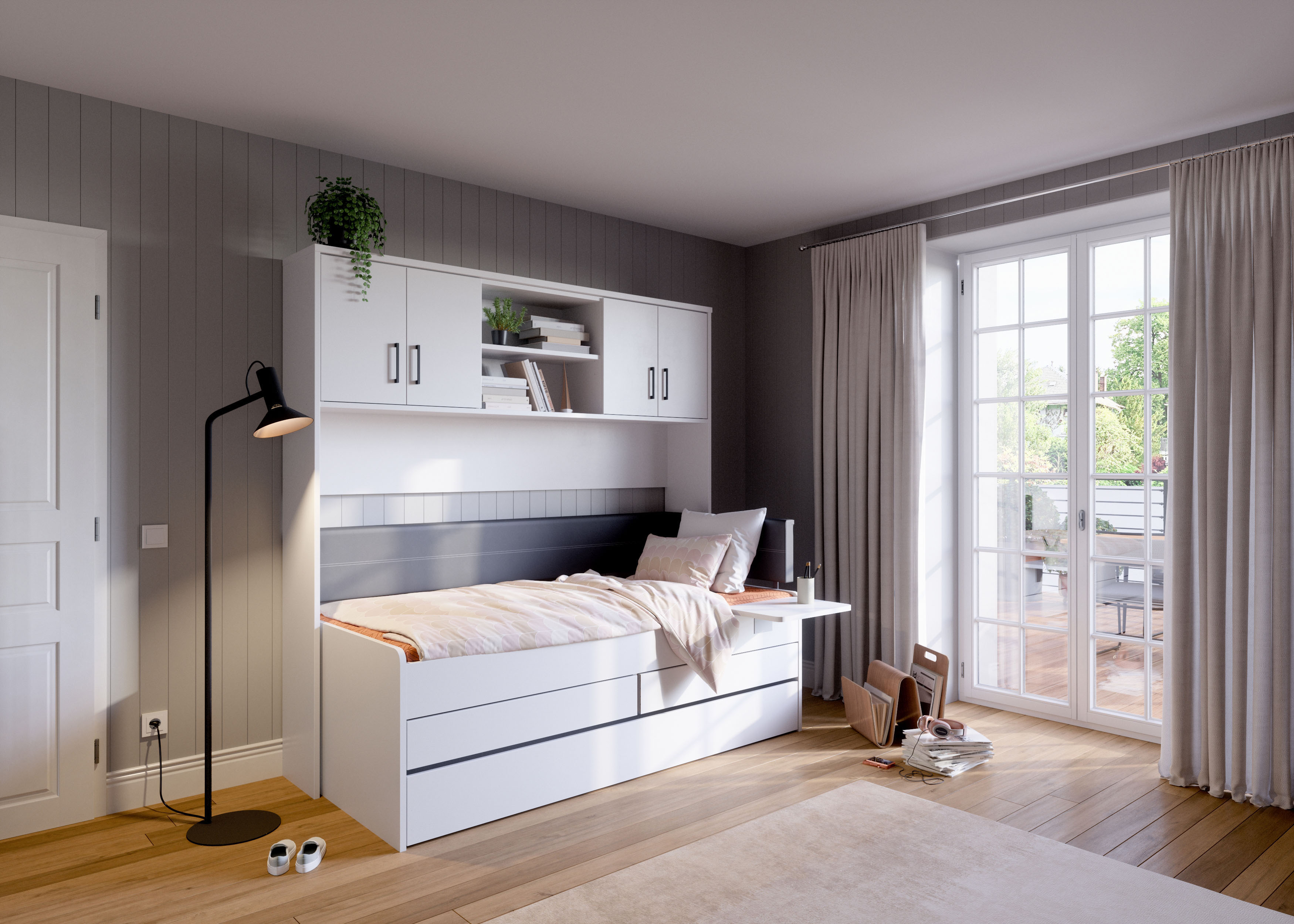 Thumbnail - priess Bettaufsatz "Bettbrücke, Schrankumbau Barkhausen" Passend für die Bettenserie Barkhausen