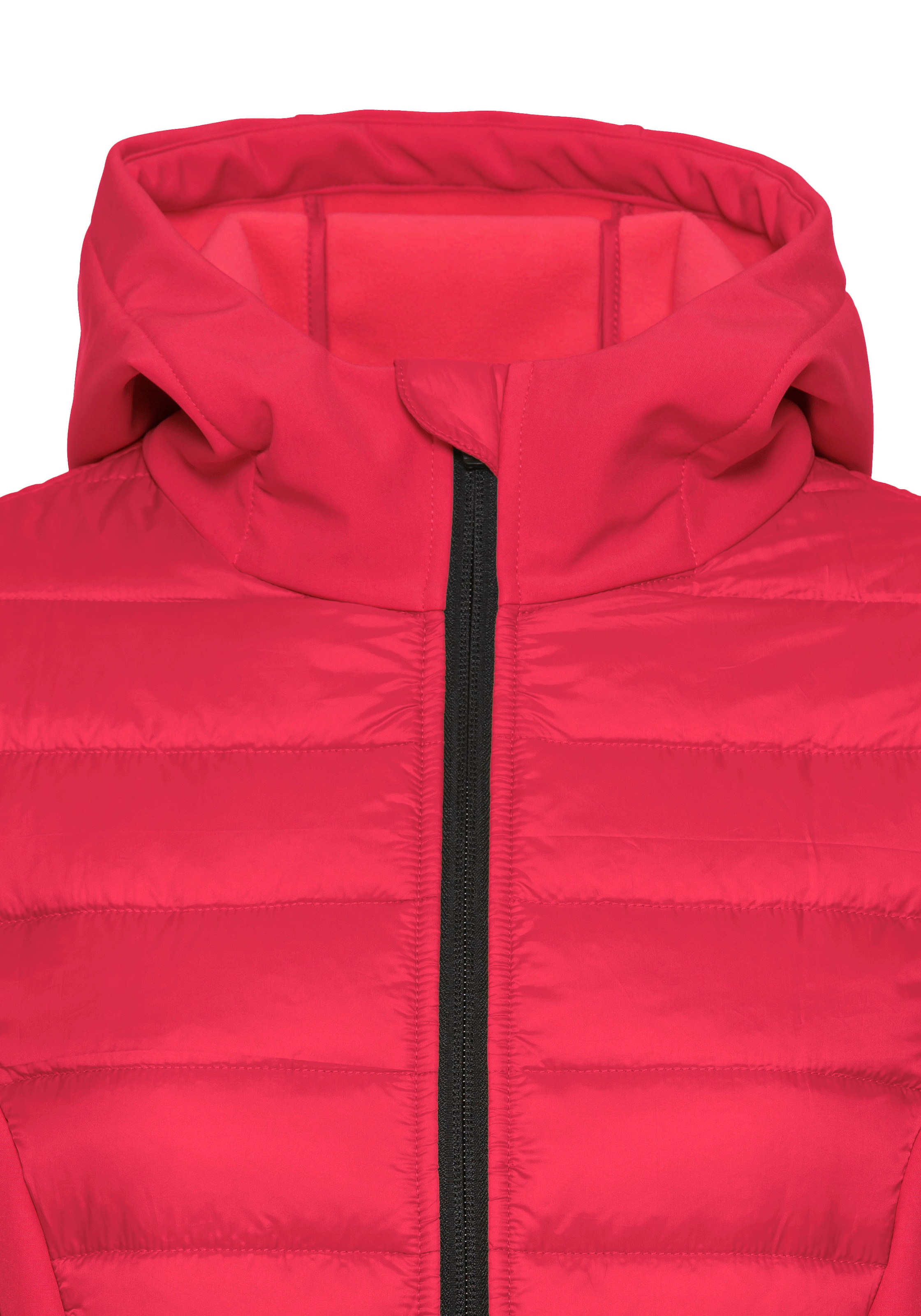 Vivance active Steppjacke, mit Kapuze, mit Ärmeln und Einsätzen aus Softshell-Material