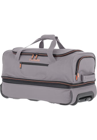 Reisetasche »Basics, 55 cm, grau/orange«, Duffle Bag Sporttasche mit Trolleyfunktion...