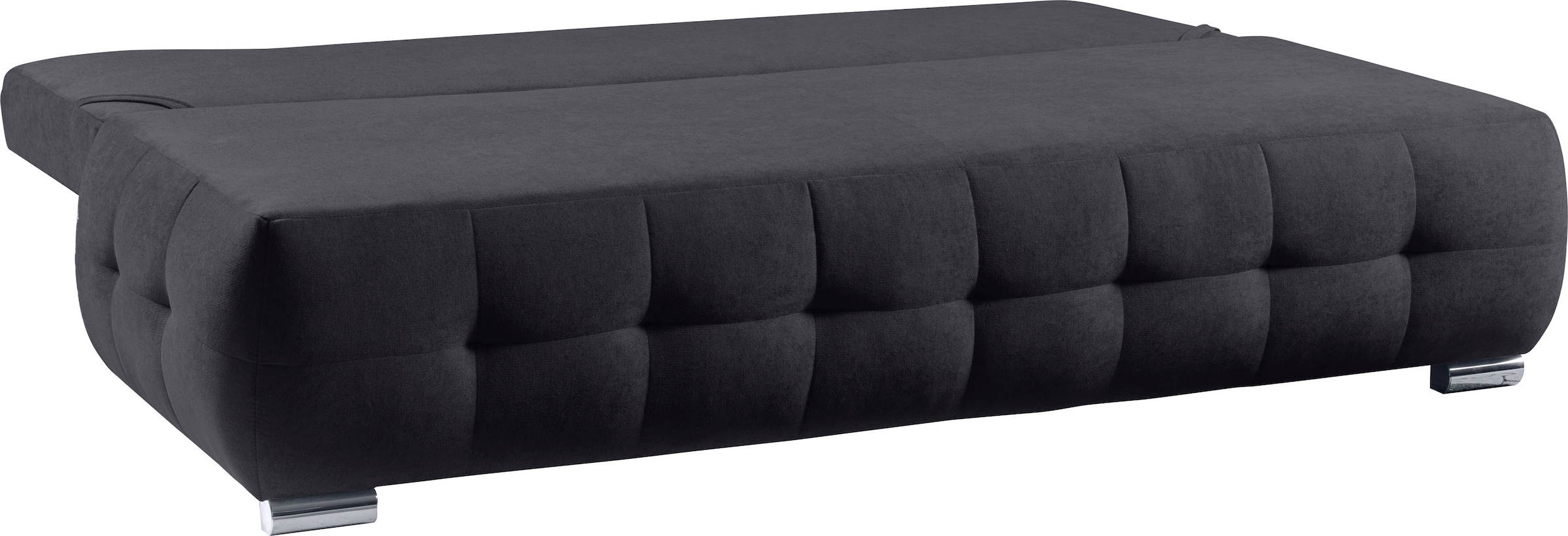 WERK2 Schlafsofa »Indigo Big-Sofa, Schlafsofa, Bettkasten, Luxus Microfaser, Federkern« Luxus-Microfaser weich, Schlaffunktion, Bettkasten