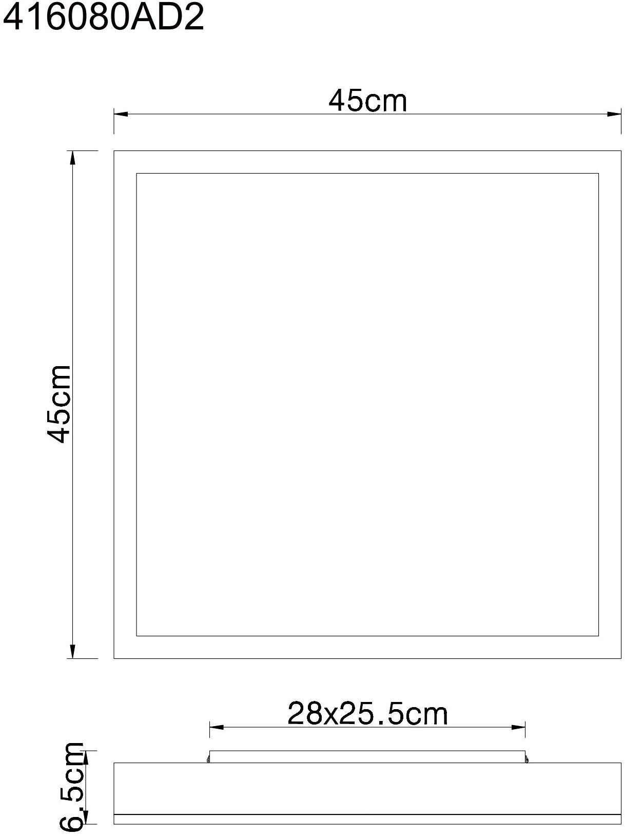 GLOBO LIGHTING Deckenleuchte »DORO« LED-Modul 1 Stk. Warmweiß Deckenlampe Wohnzimmer-Leuchte Schlafzimmer-Leuchte Flur Küche