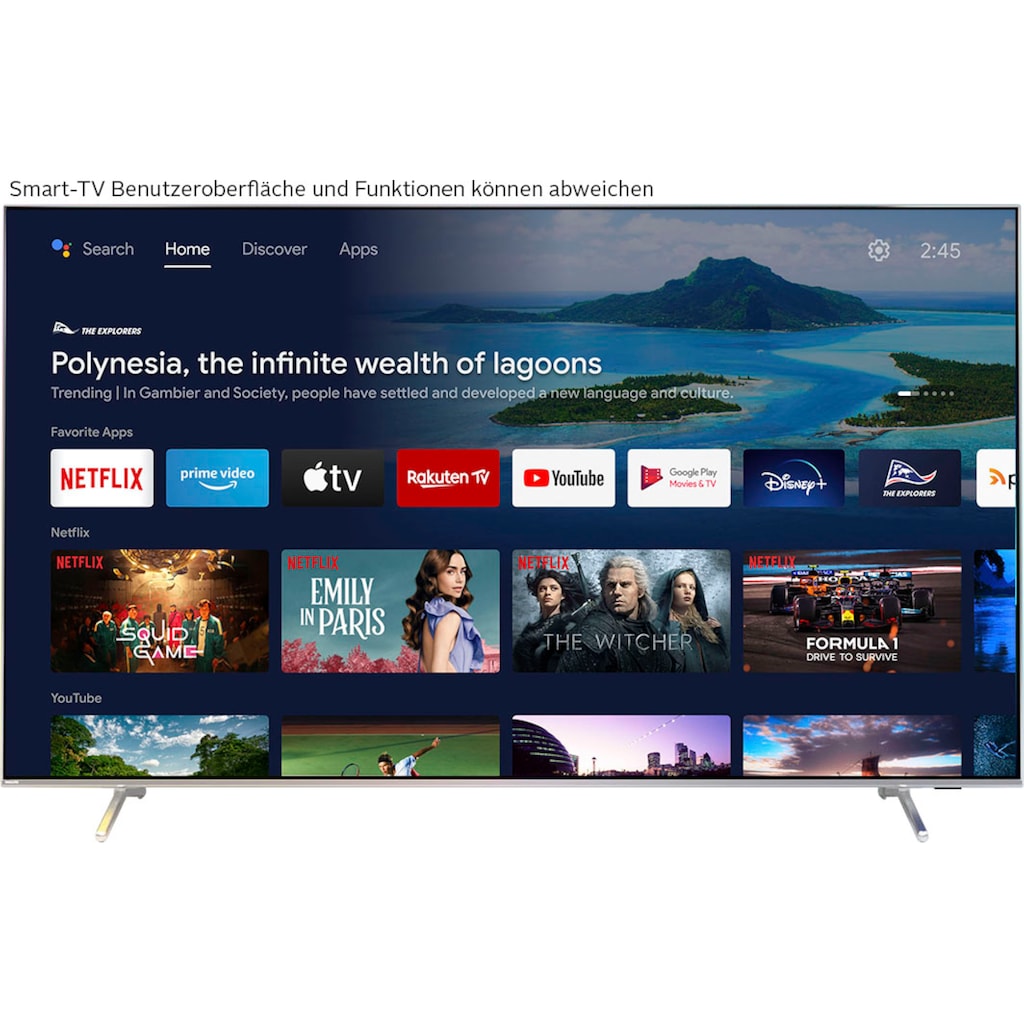 Philips LED-Fernseher »86PUS8807/12«, 217 cm/86 Zoll, 4K Ultra HD, Android TV-Smart-TV-Google TV