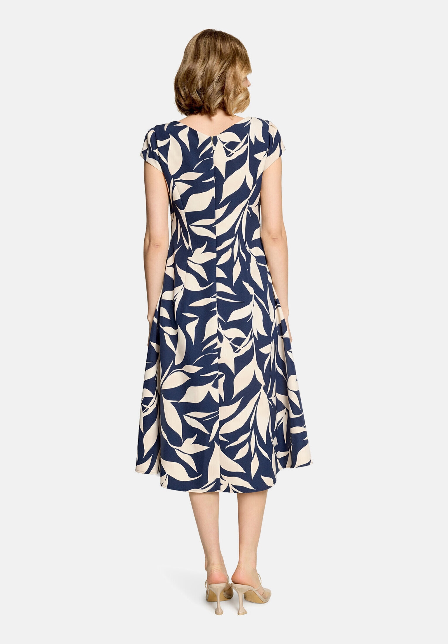 Betty&Co Cocktailkleid "Damen mit Aufdruck" Ohne Tasche