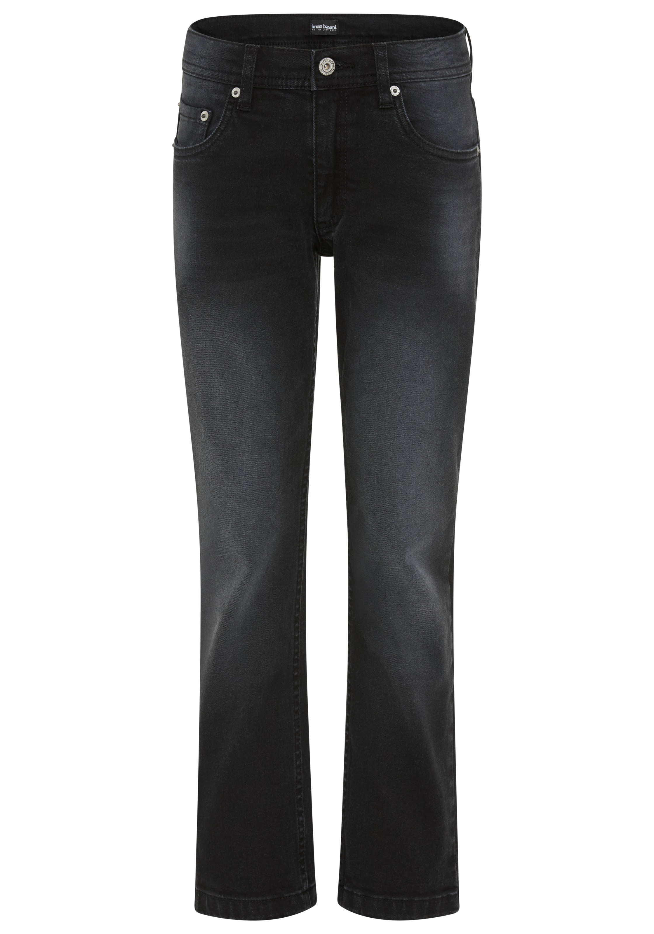 Bruno Banani Straight-Jeans »Gerade Stretchjeans mit modischer Stickerei auf Po-Tasche, für Jungen« für Jungen, normal hohe Leibhöhe, mit Stickerei