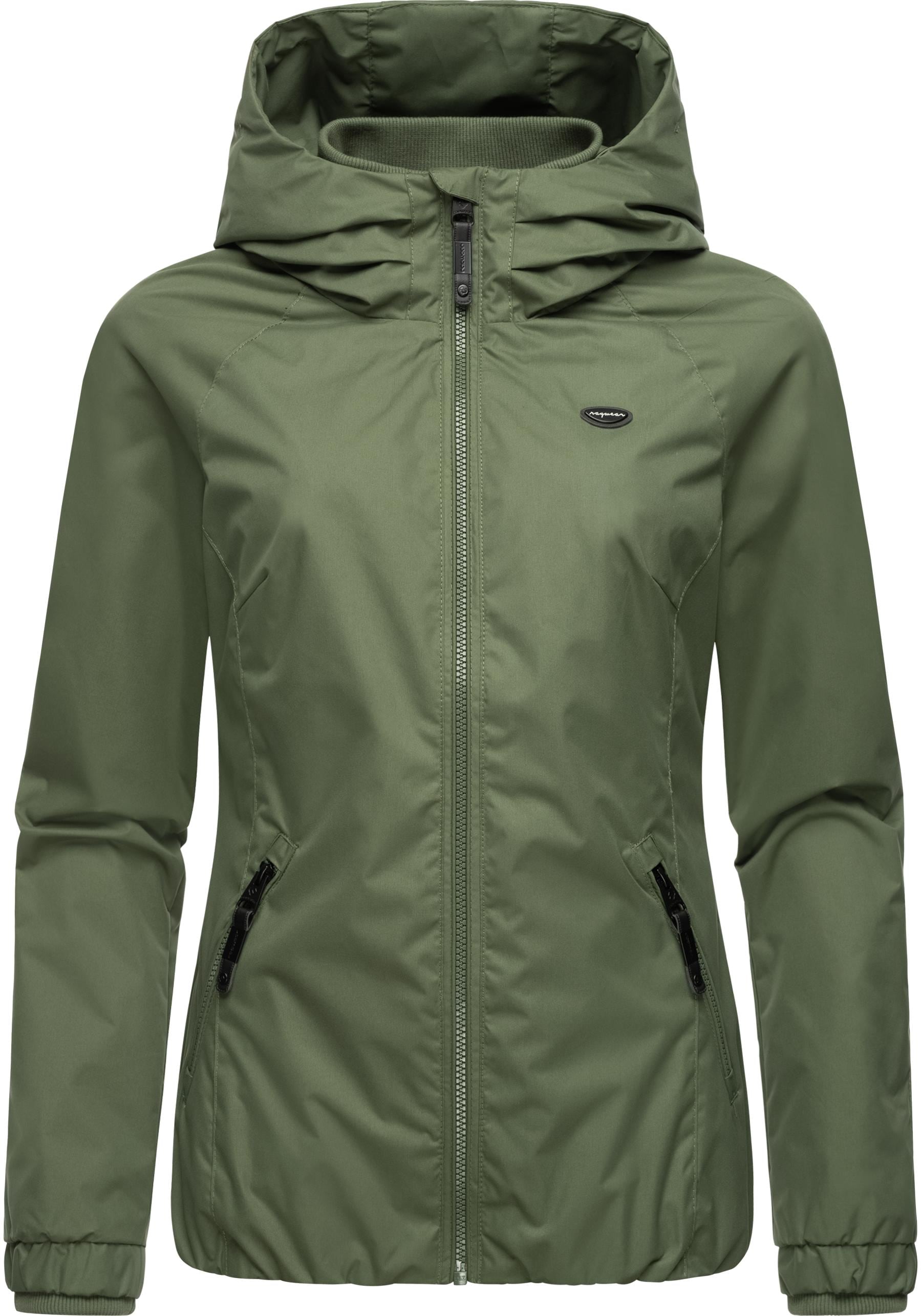 Ragwear Outdoorjacke »Dizzie«, mit Kapuze, Wasserdichte Übergangsjacke mit großer Kapuze