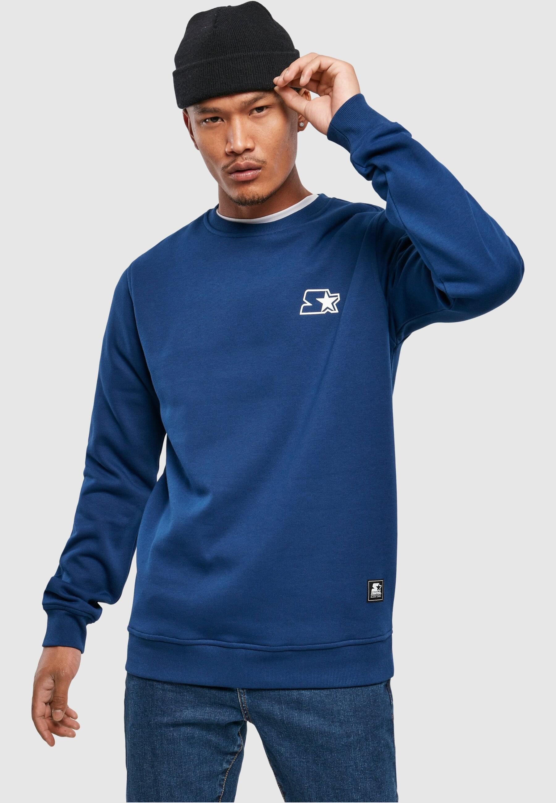 Starter Black Label Rundhalspullover »Starter Black Label Herren Starter Small Logo Crew«, (1 tlg.)