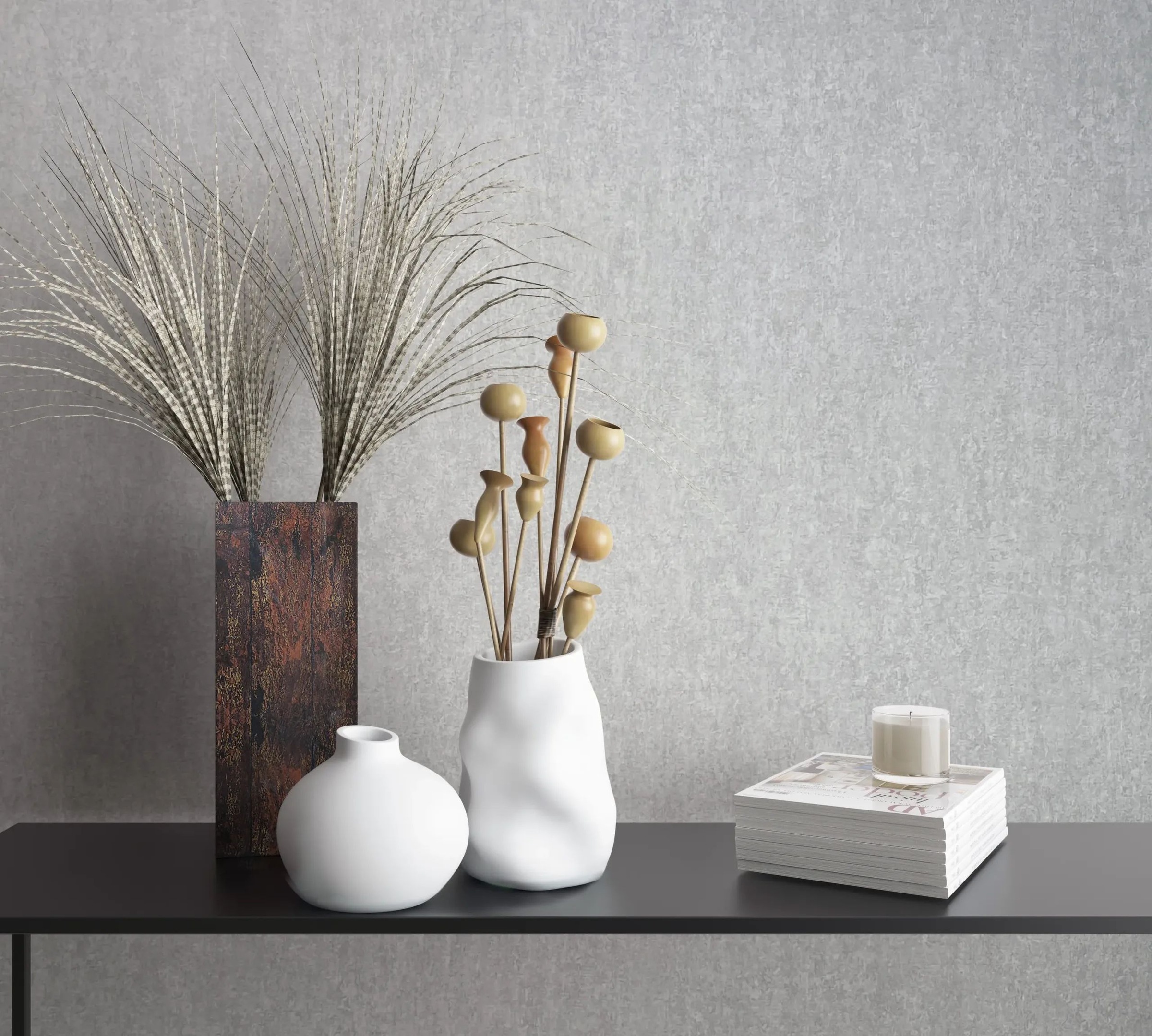 Marburg Vliestapete »Tapete Natural Texture«, urban, moderne Vliestapete für Wohnzimmer Schlafzimmer Küche