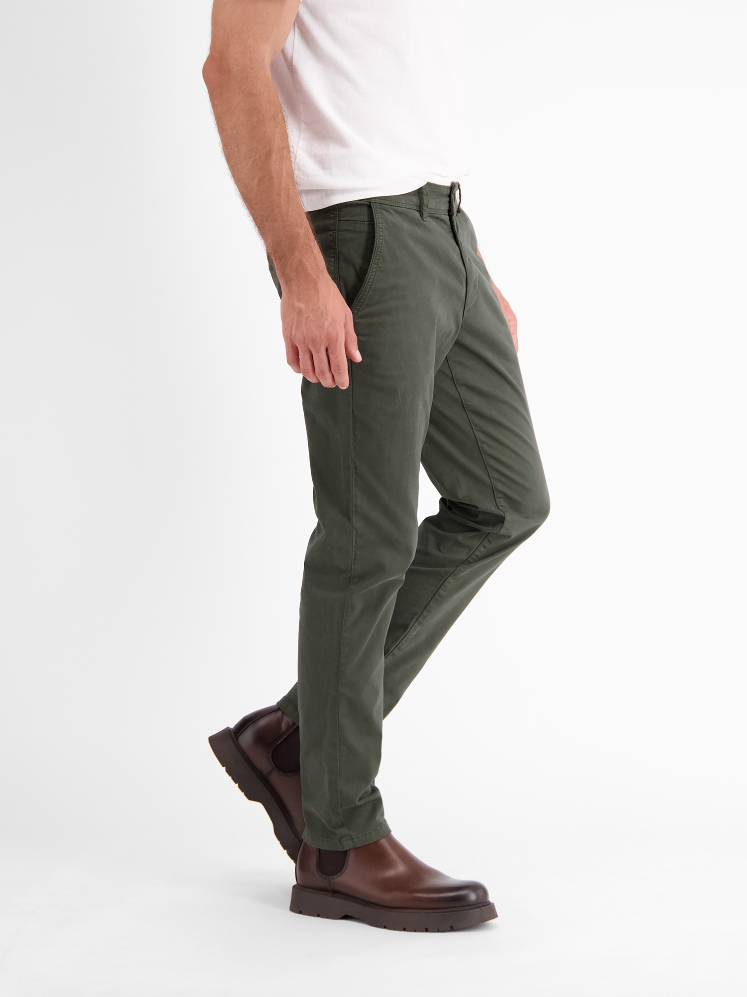LERROS 5-Pocket-Hose »Basic Chino in Strukturqualität, SLIM FIT«  Chino im 5-Pocket-Style mit Stretchanteil / Allrounder für jeden Tag