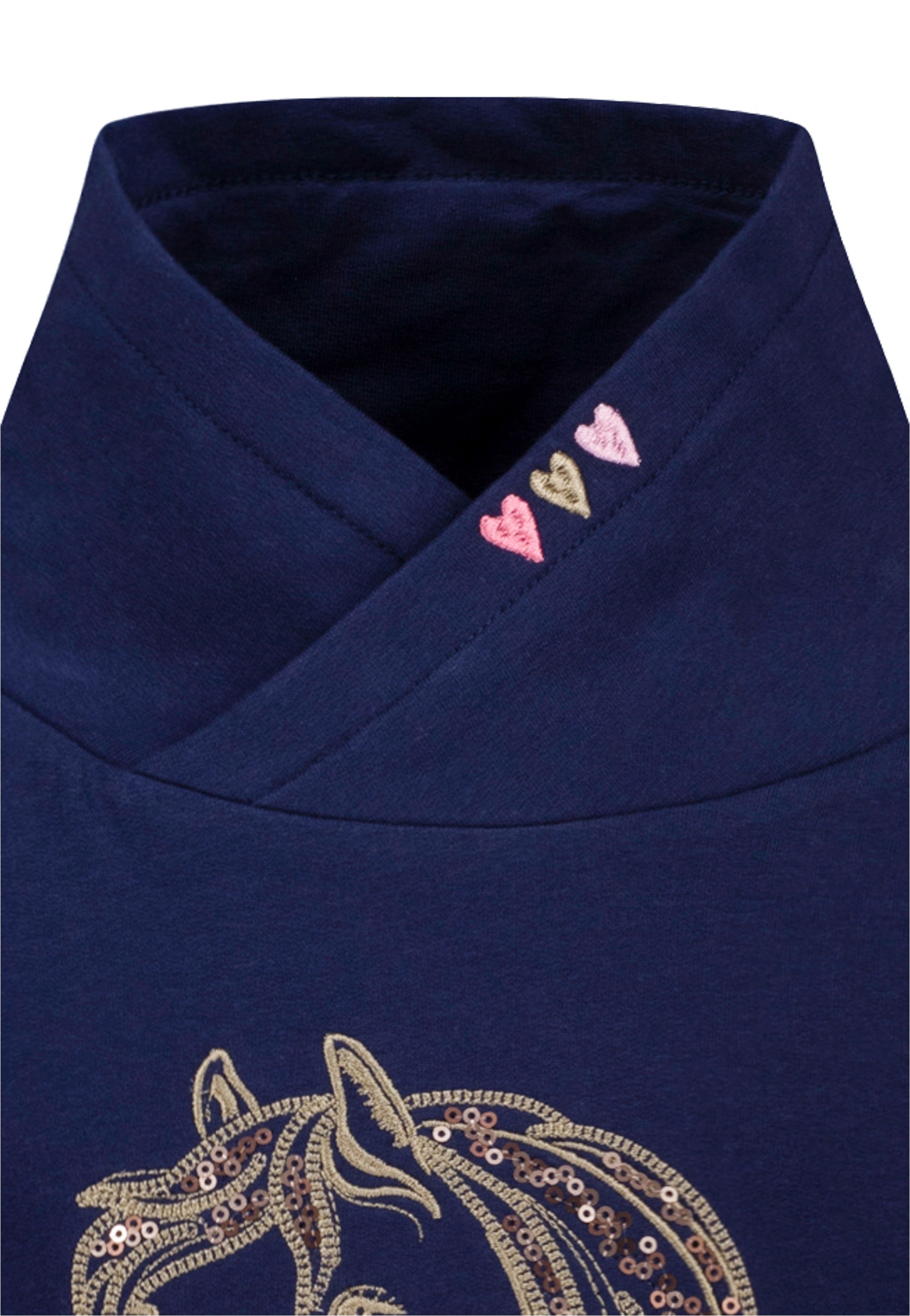 SALT AND PEPPER Kapuzensweatshirt »Star Stable«, mit gesticktem Pferdemotiv und Pailletten