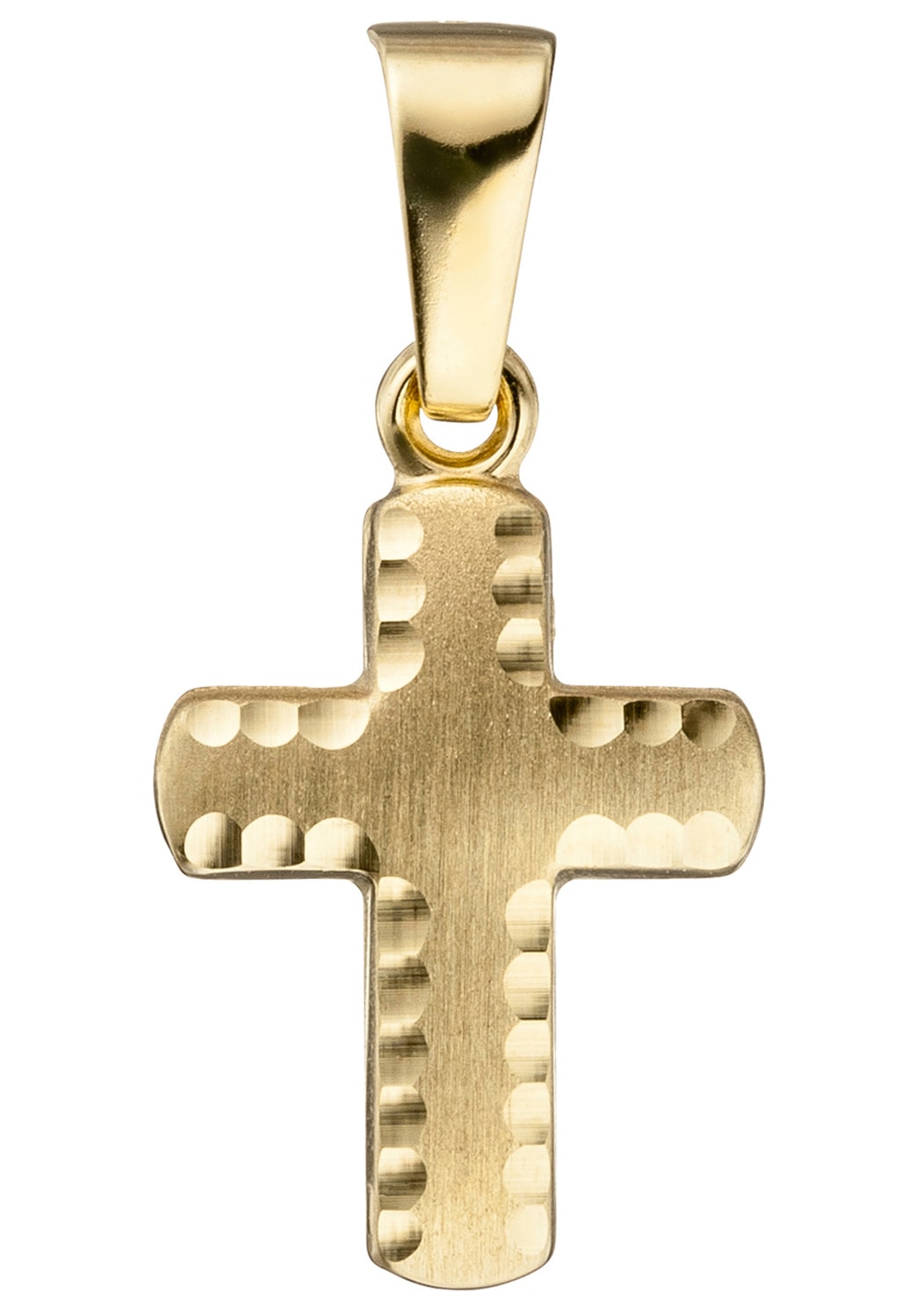 Kreuzanhänger »Anhänger Kreuz«, 585 Gold diamantiert