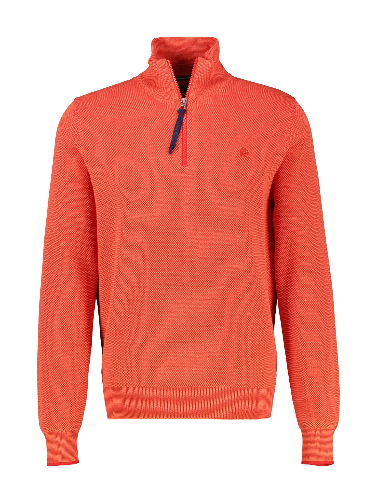 LERROS Herren Troyer Pullover Vivid Rot XL 5