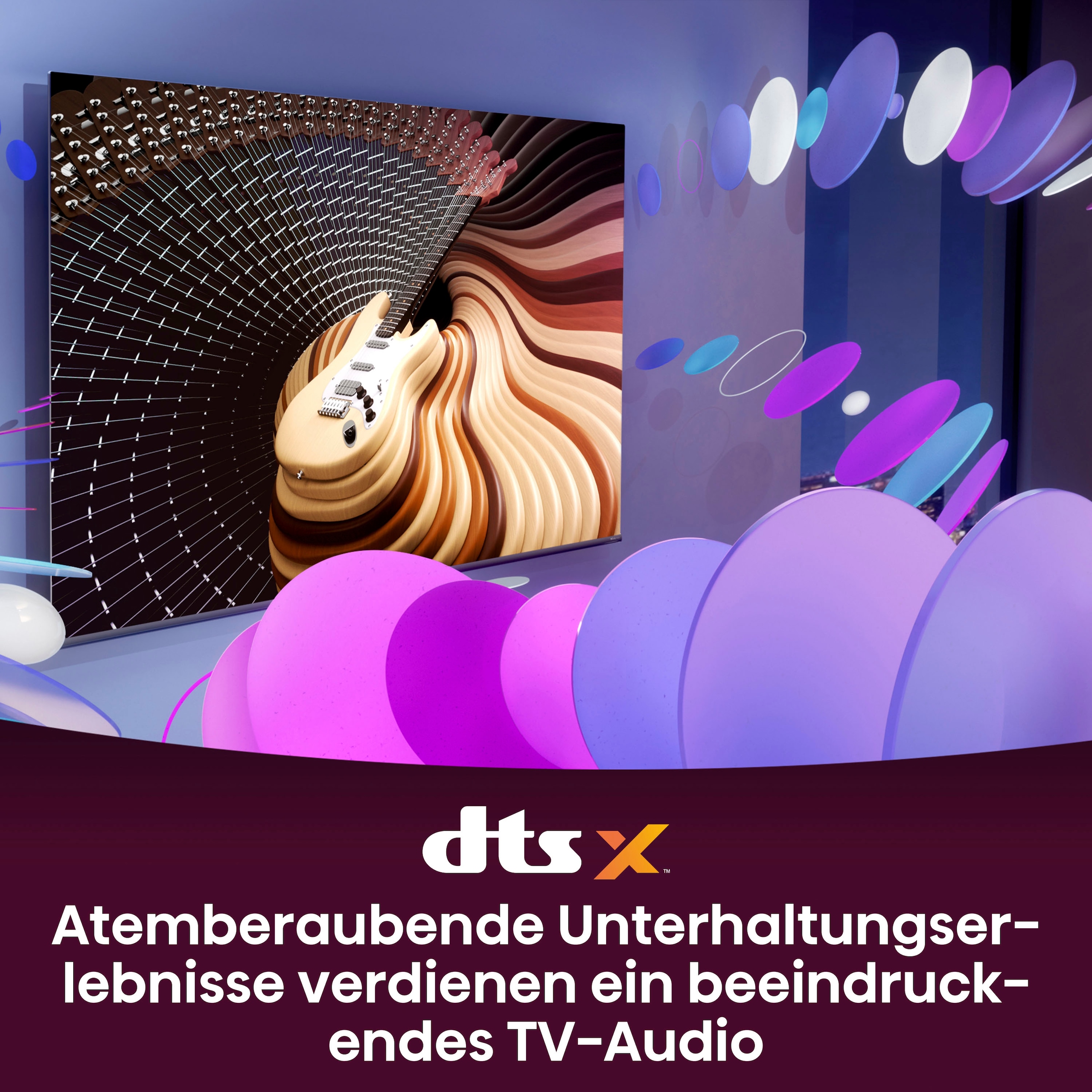 Hisense LED-Fernseher »65E61KT«, 164 cm/65 Zoll, 4K Ultra HD, Smart-TV,  Smart-TV, Dolby Vision, Triple Tuner DVB-C/S/S2/T/T2-Alexa Built-In, DTS  Virtual X | BAUR