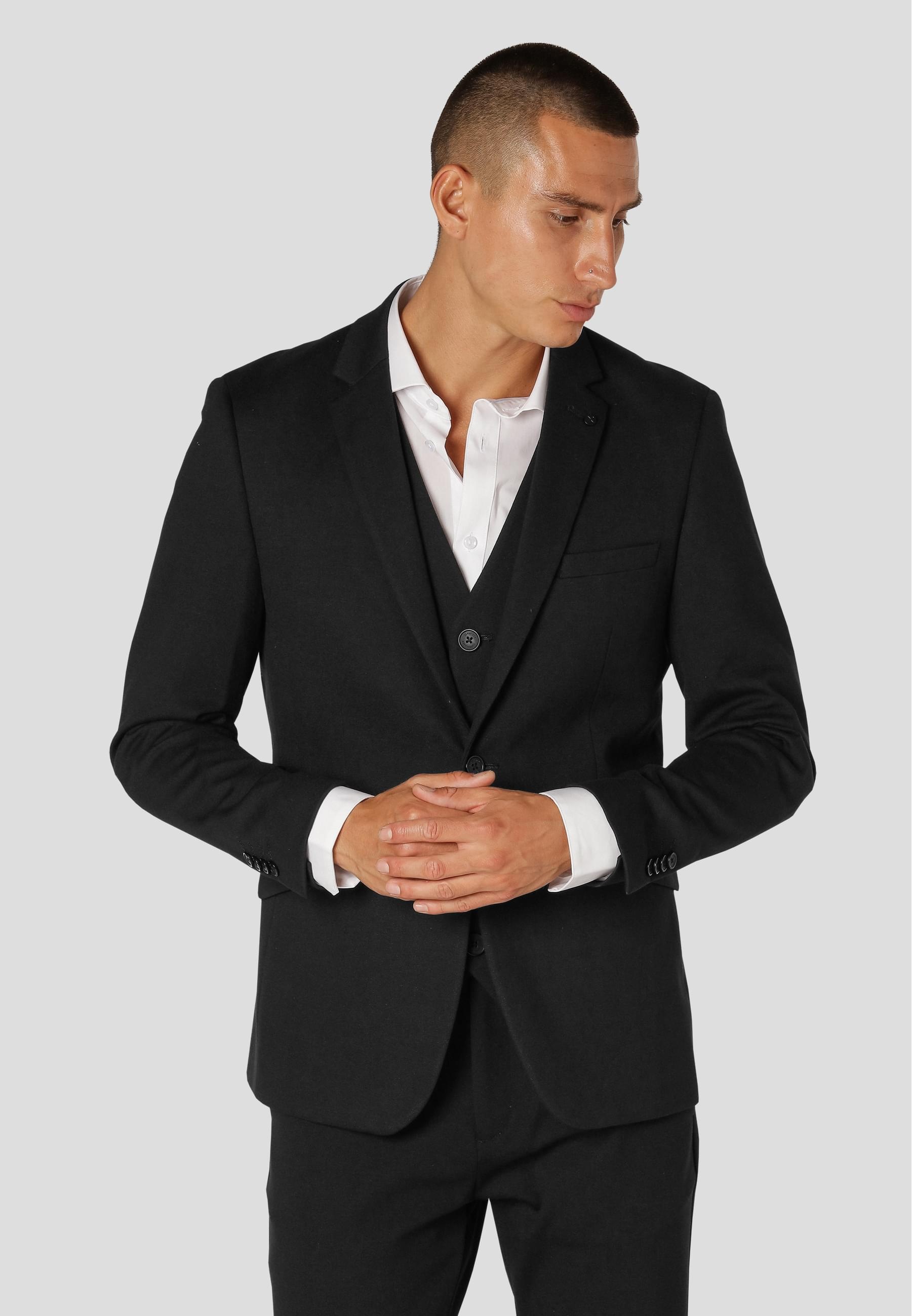 Clean Cut Copenhagen Winterjacke »Clean Cut Copenhagen Milano Jersey Blazer«, (1 St.), ohne Kapuze
