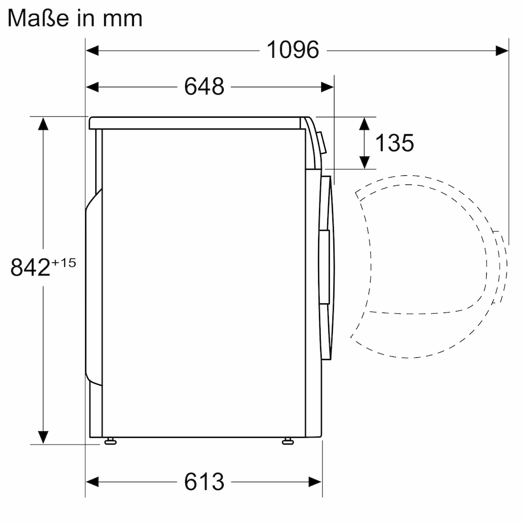 SIEMENS Wärmepumpentrockner »WQ45G2D00«, iQ500, 9 kg