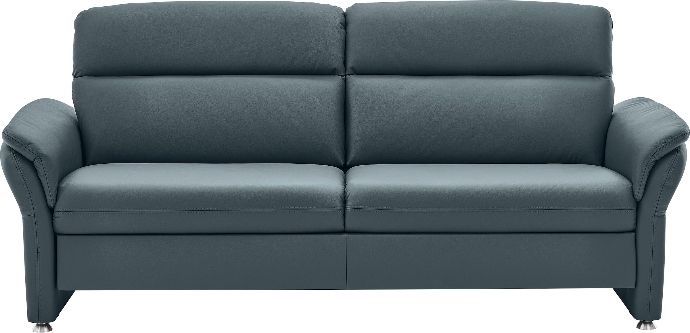 Die PlanBar 3-Sitzer "PN-EM16031, Breite 216 cm" Echtleder mit Federkernpolsterung, wahlweise mit Armteilverstellung
