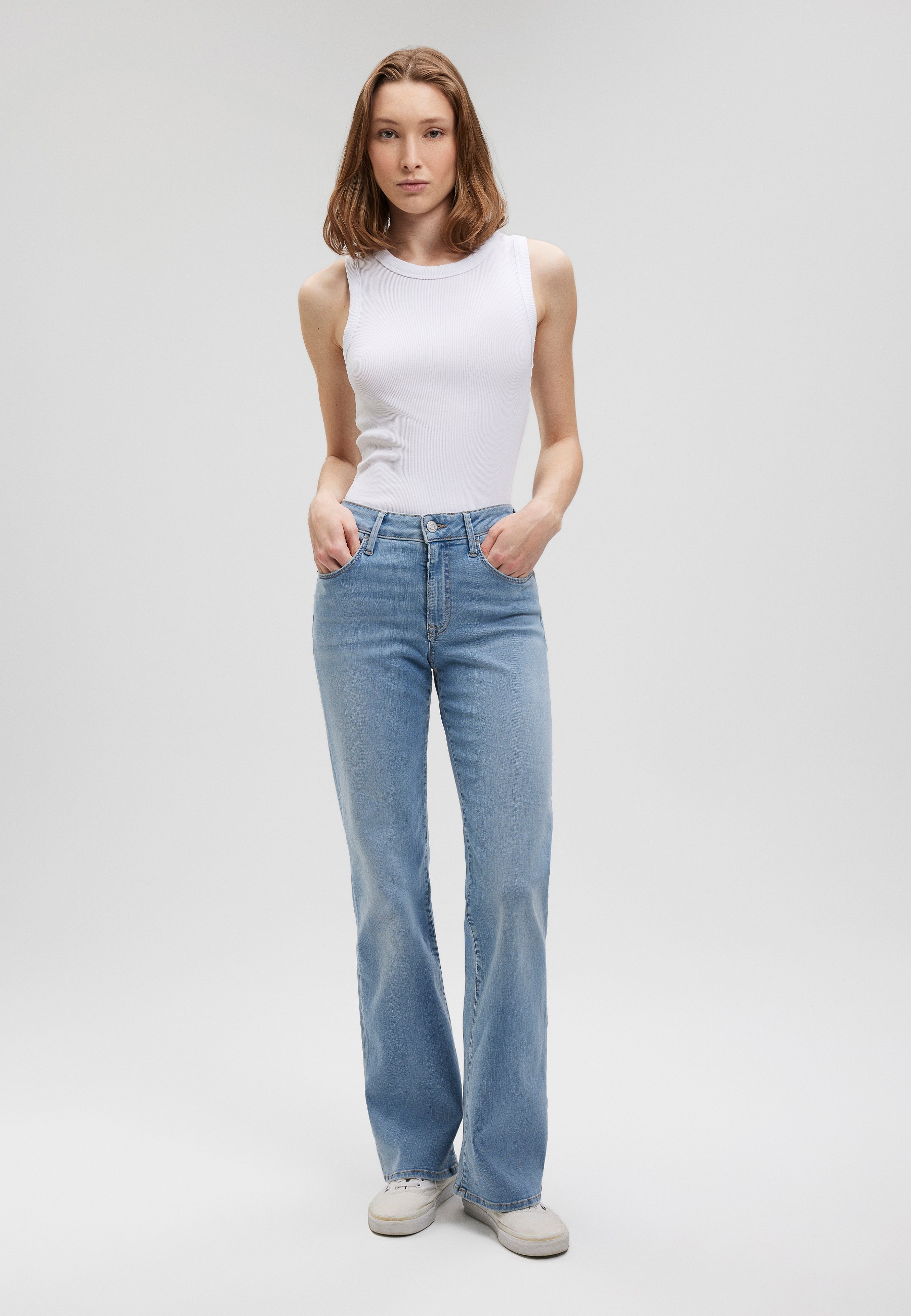 Mavi Gerade Jeans "IBIZA", All Blue Straight Leg Jeans günstig online kaufen