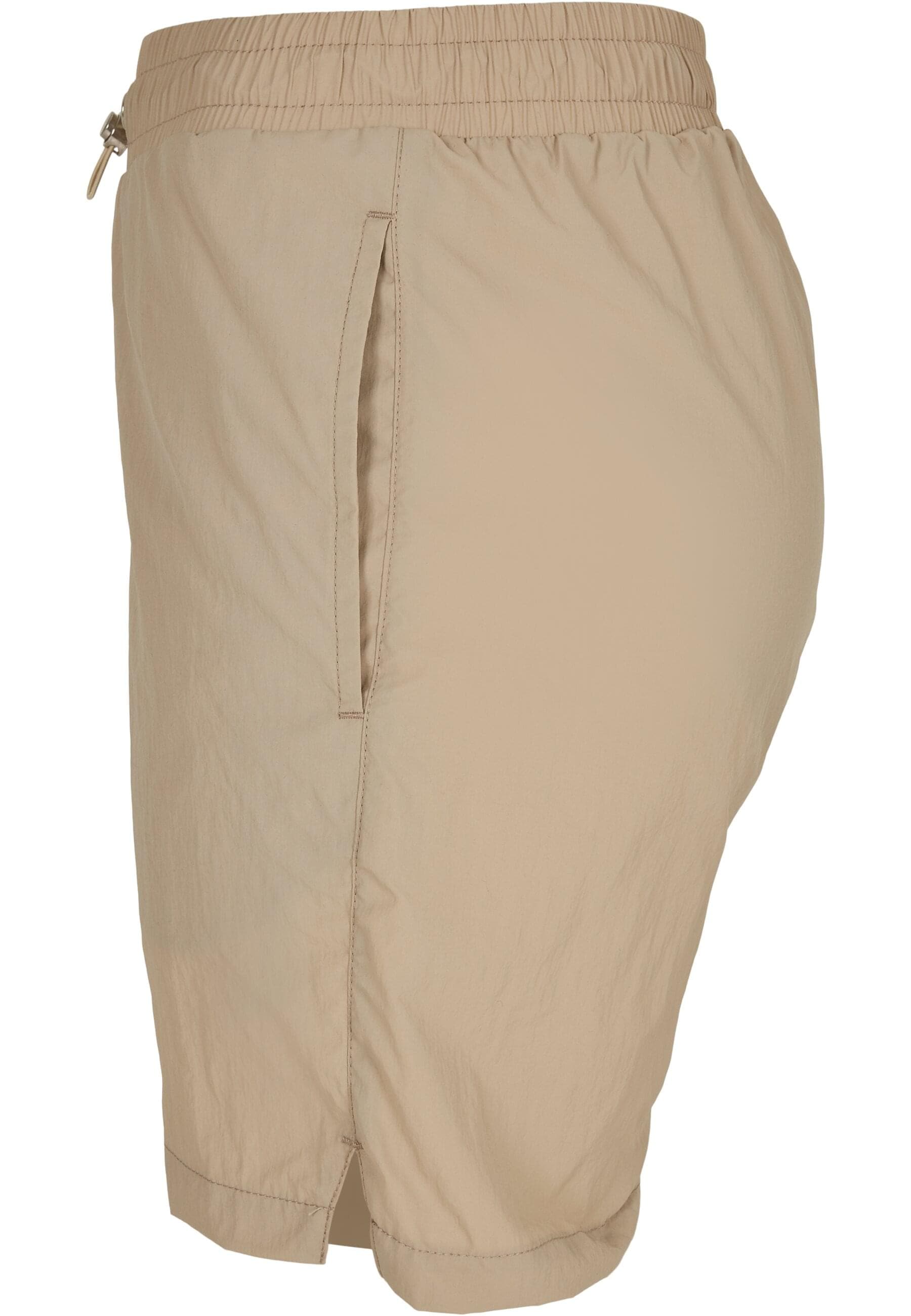 URBAN CLASSICS Stoffhose »Urban Classics Damen Ladies Crinkle Nylon Shorts«, (1 tlg.)
