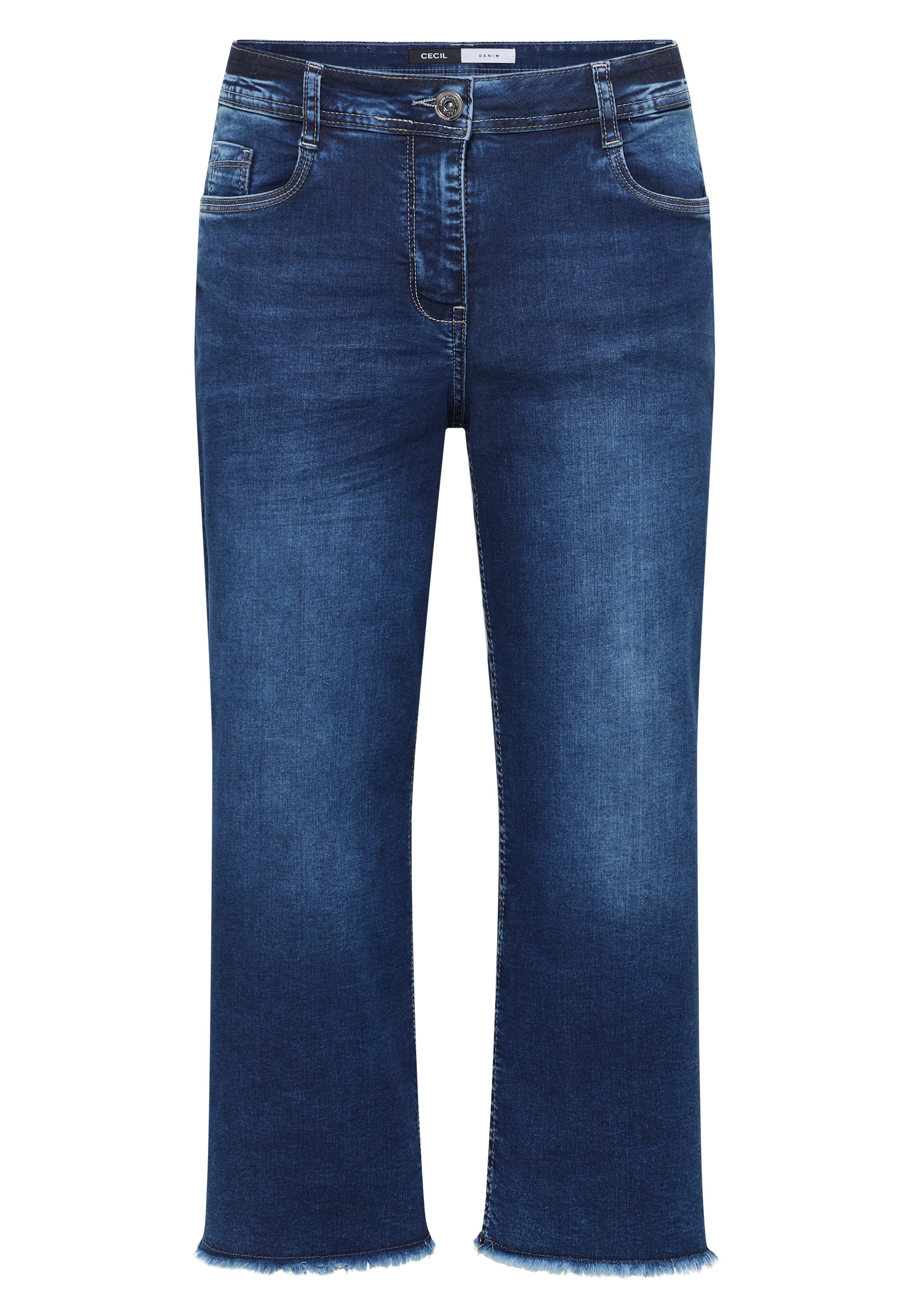 Cecil Loose-fit-Jeans in 3/4-Länge