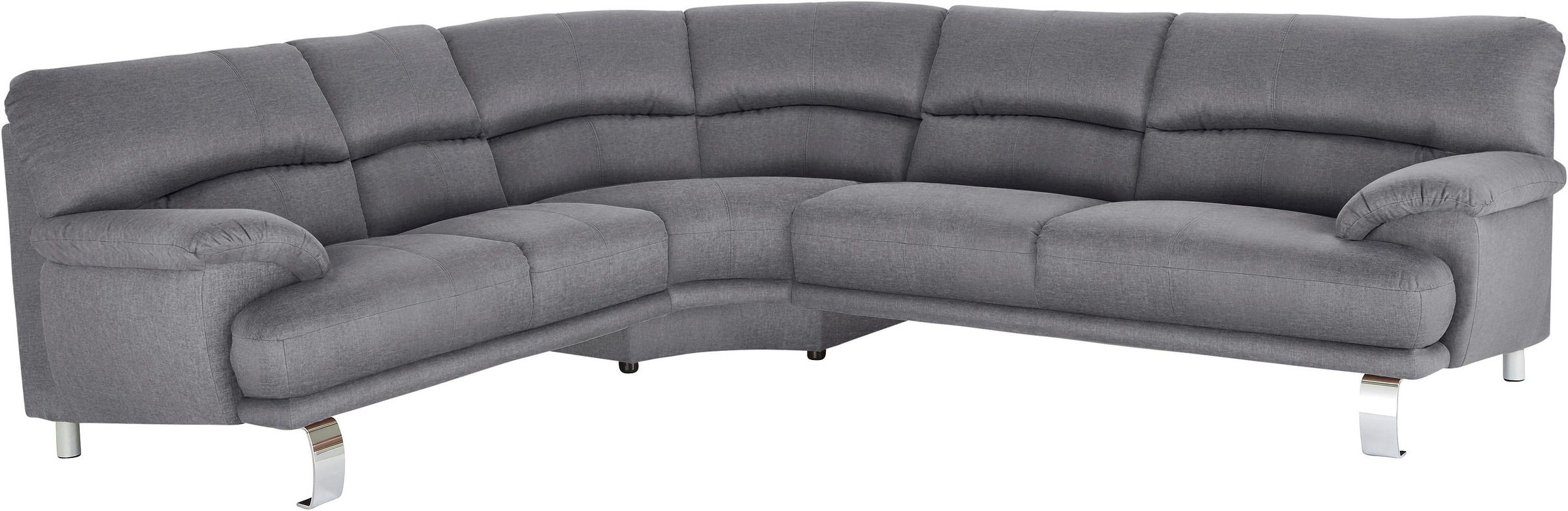 TRENDMANUFAKTUR Ecksofa »Cecilia II, in italienischen Design, bequem, hoher Sitzkomfort, L-Form«, extrabreite Armlehnen für noch mehr Sitzkomfort