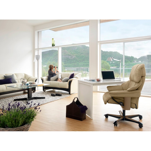 Stressless® Relaxsessel »Reno«, mit Home Office Base, Größe M, Gestell  Eiche bestellen | BAUR