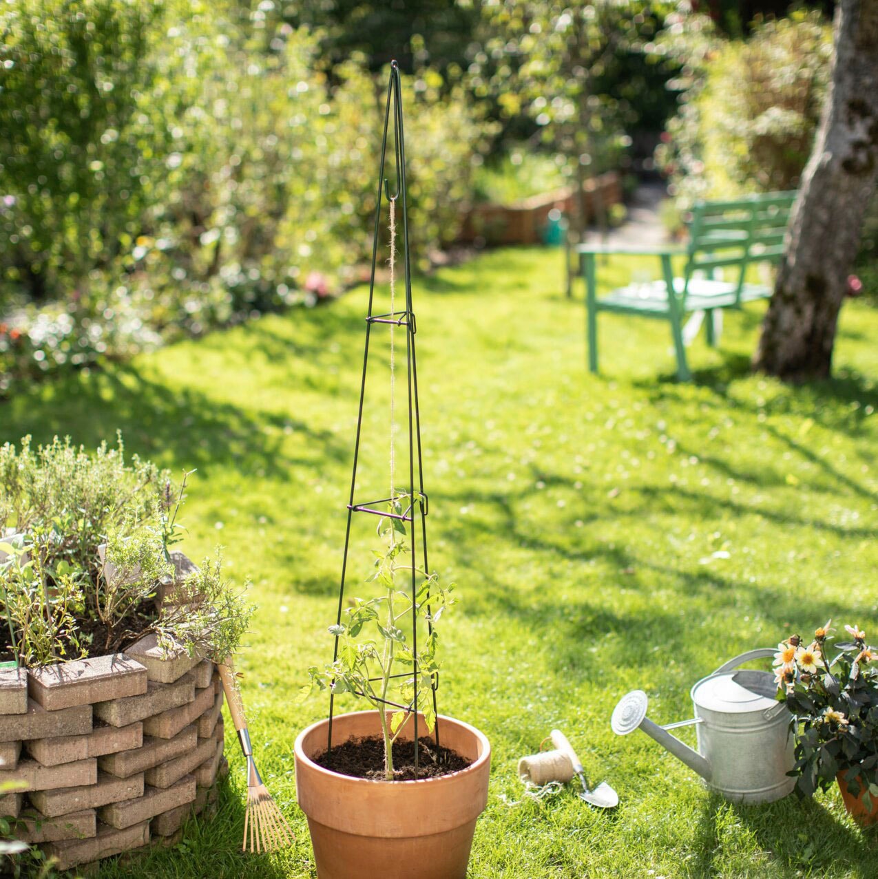 Windhager Ranksäule, Rankturm-Pyramide, faltbar, H: 150 cm günstig online kaufen