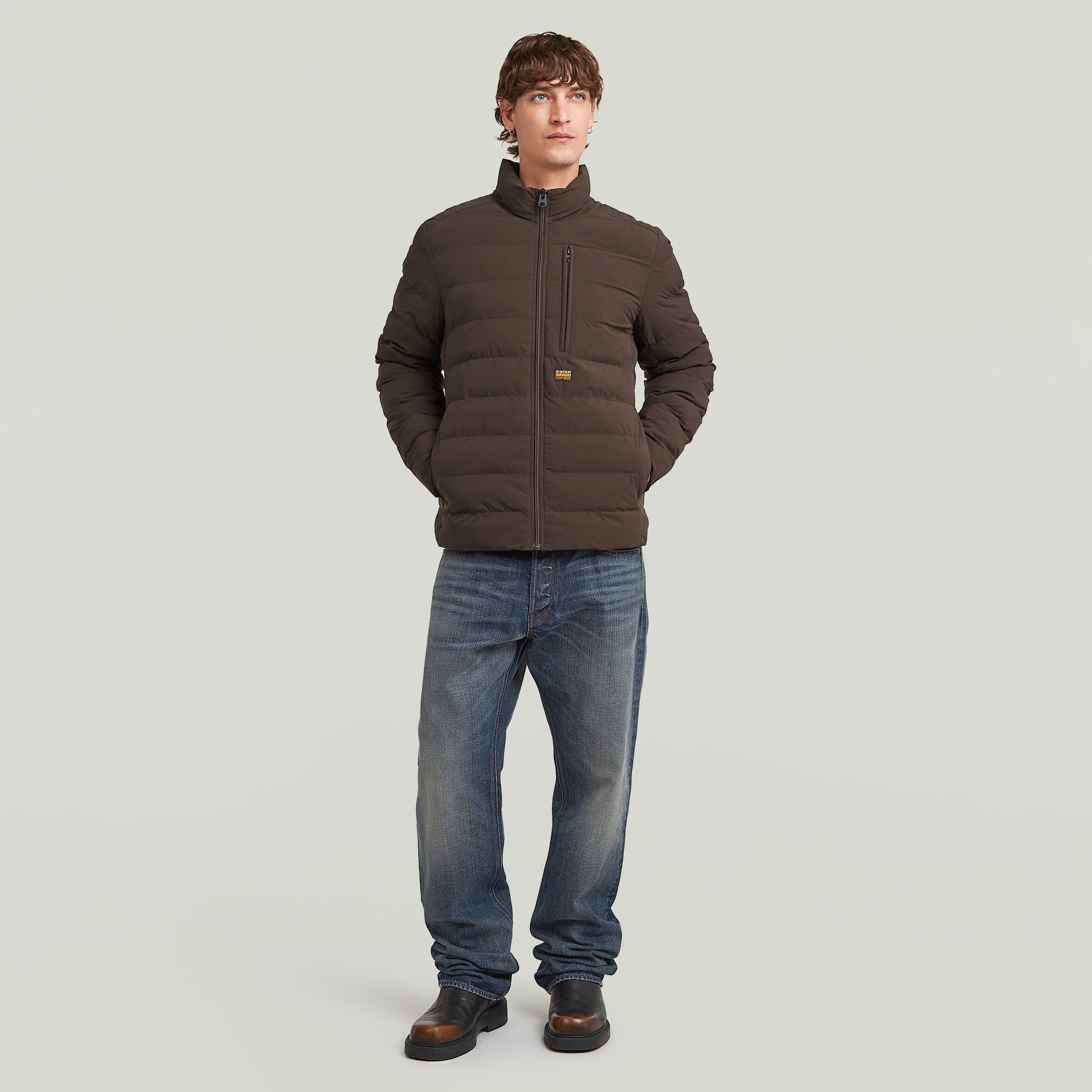 G-star Veste Matelassée Foundation Ganache L Homme 3