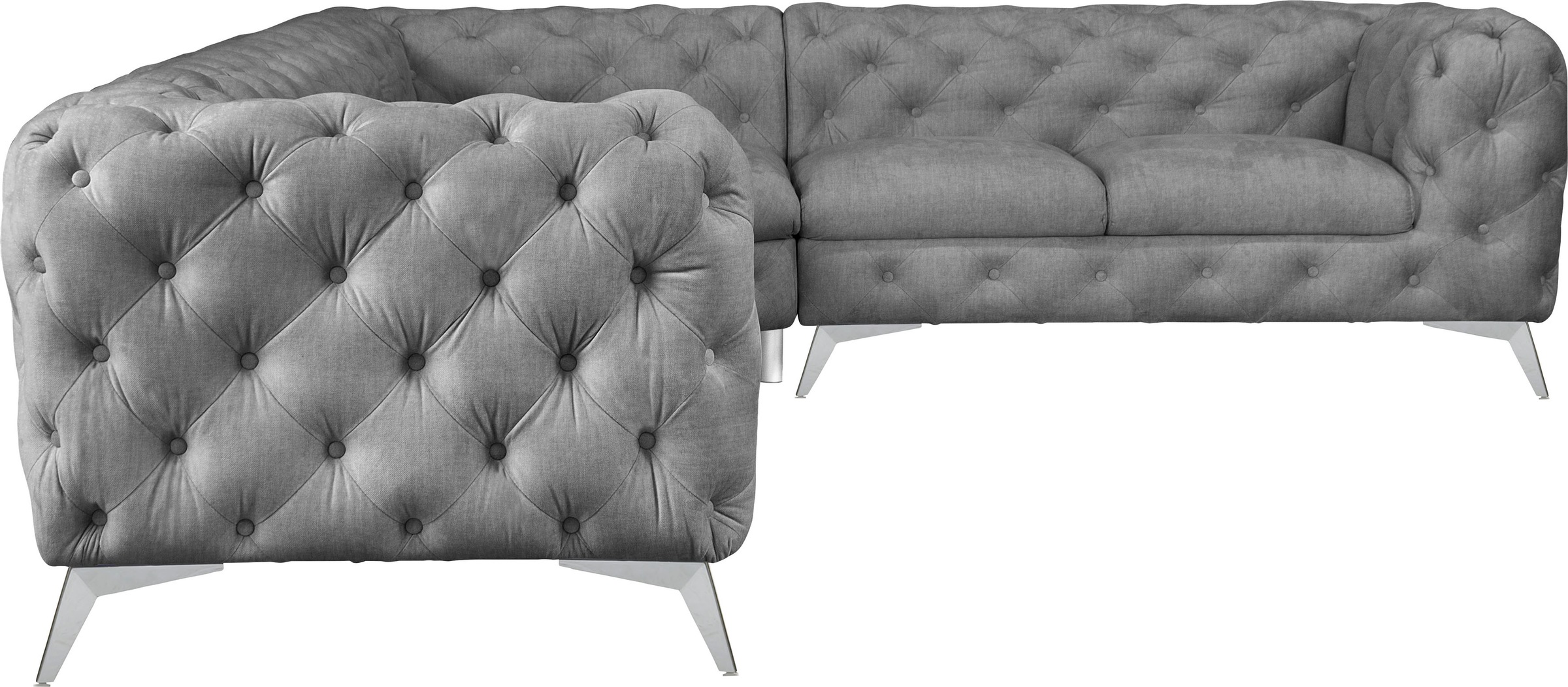 Home Affaire GLYNIS Corner Sofa Light Gray 6