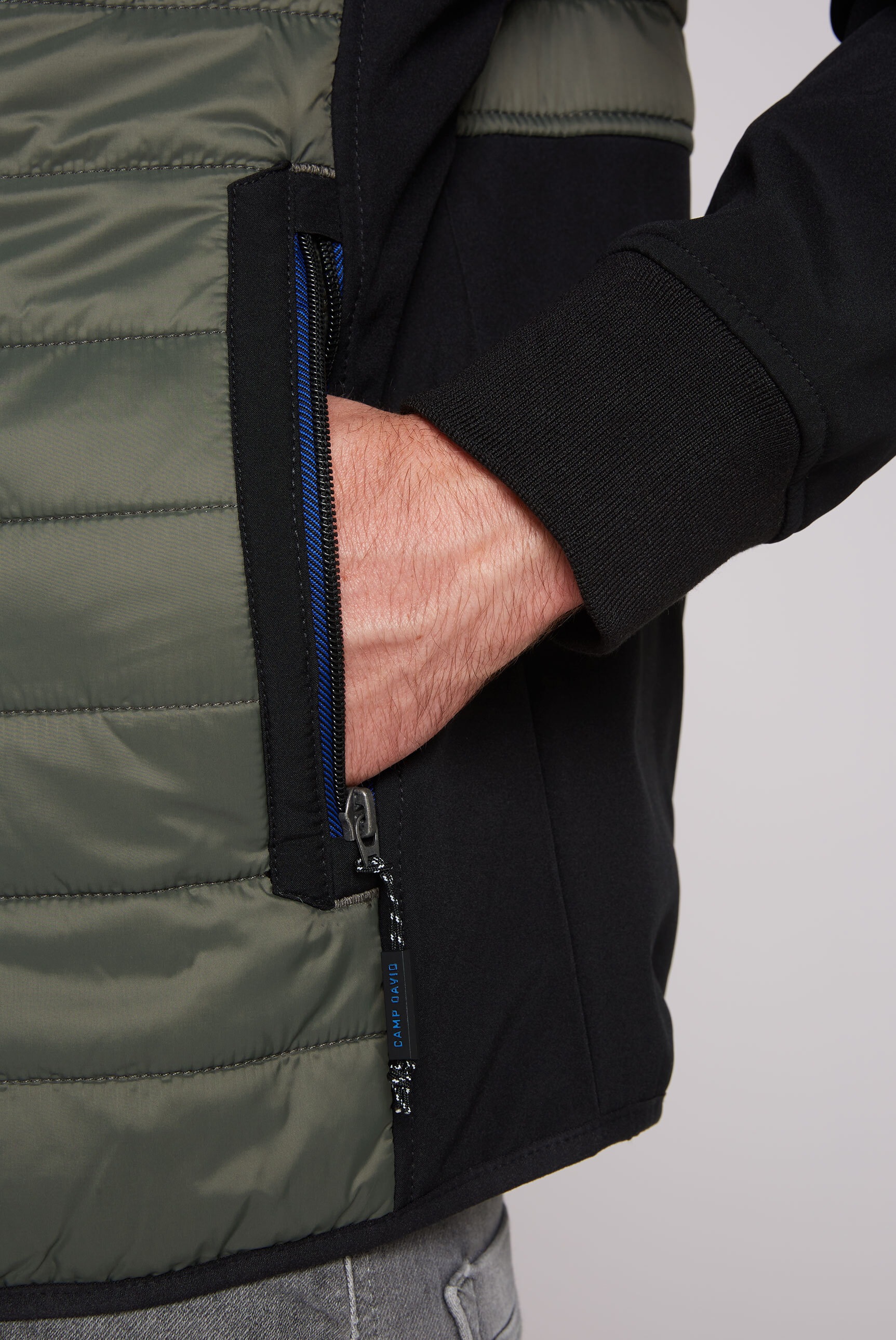 CAMP DAVID Outdoorjacke, mit Kapuze, mit Kapuze