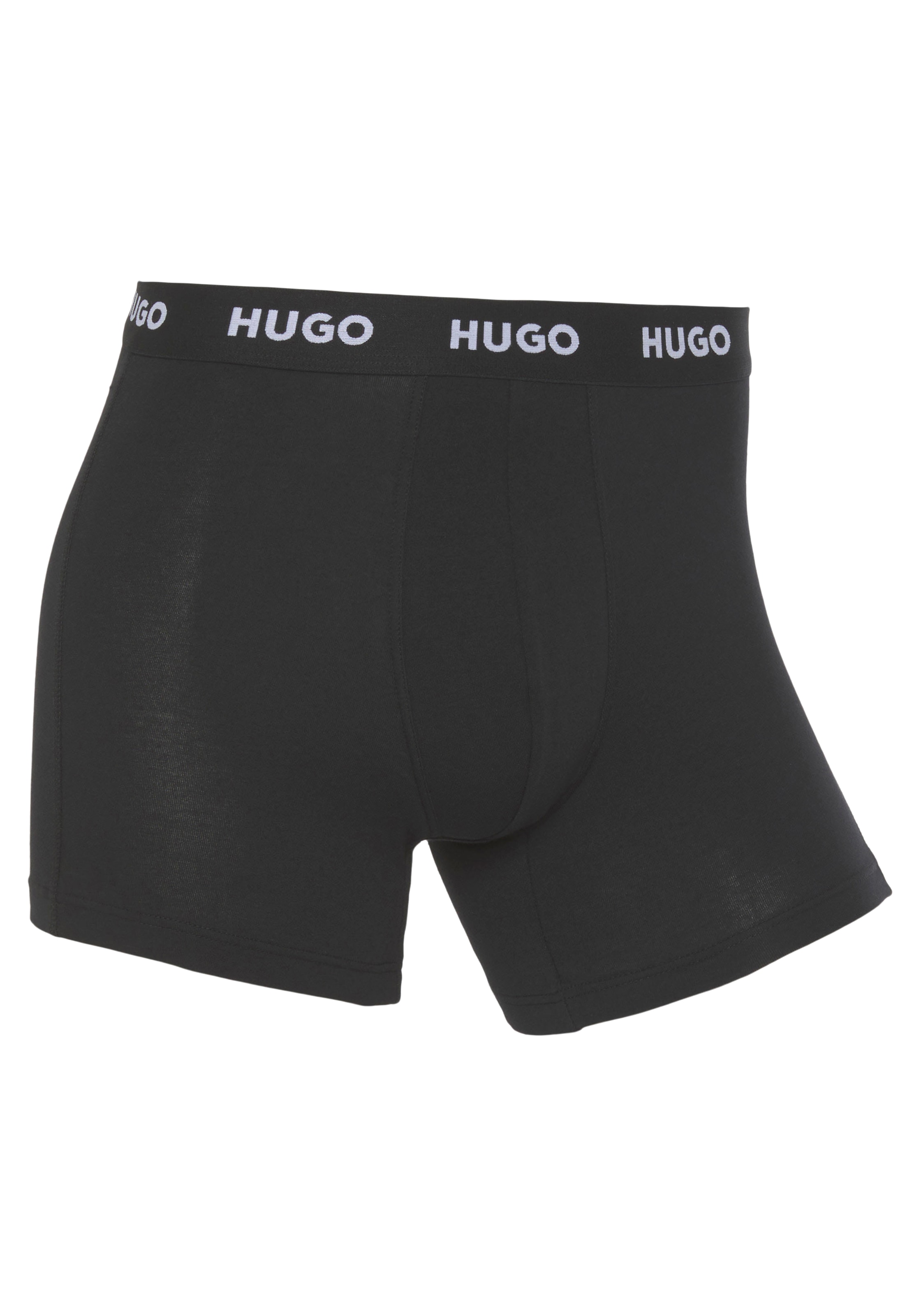 HUGO Underwear Boxer »BOXERBR TRIPLET PACK«, (3 St.), mit HUGO Logo-Elastikbund