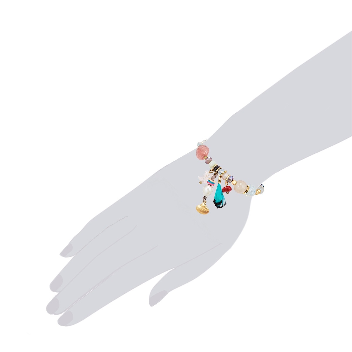 Lulu & Jane Armband »LJ267« Metall-Legierung