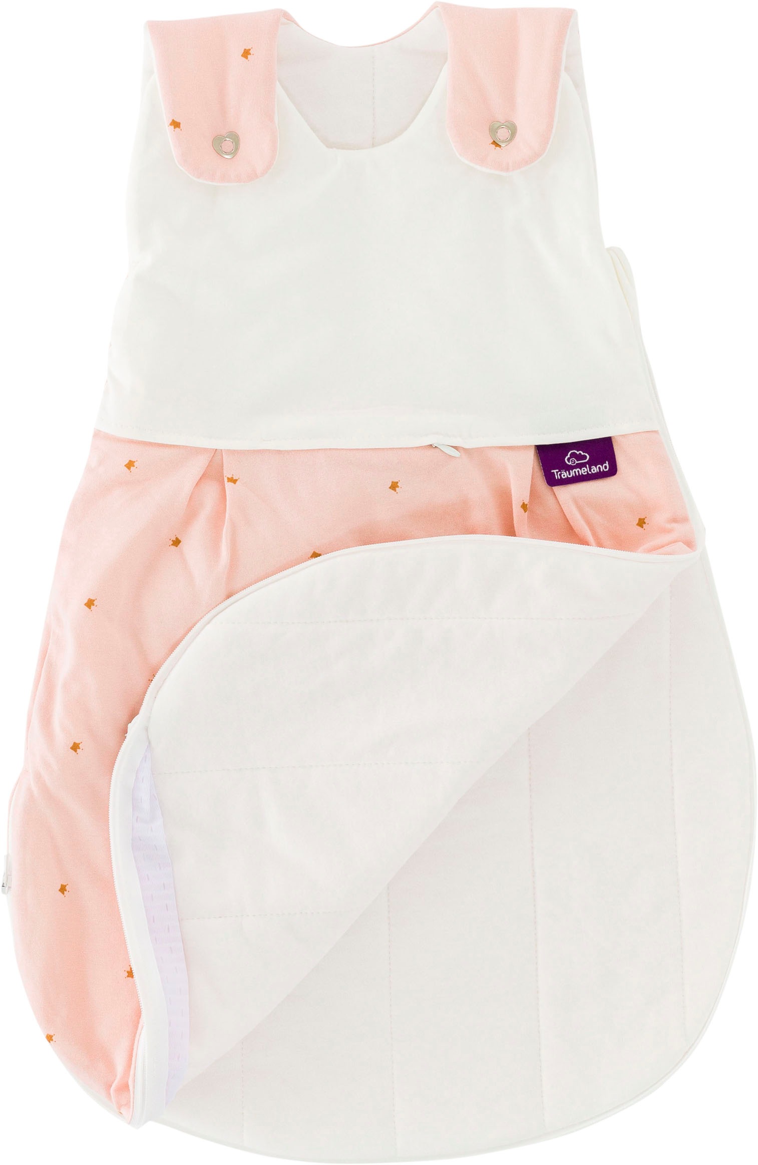 Thumbnail - Träumeland Babyschlafsack "3tlg. Set LIEBMICH, Design Märchengold"