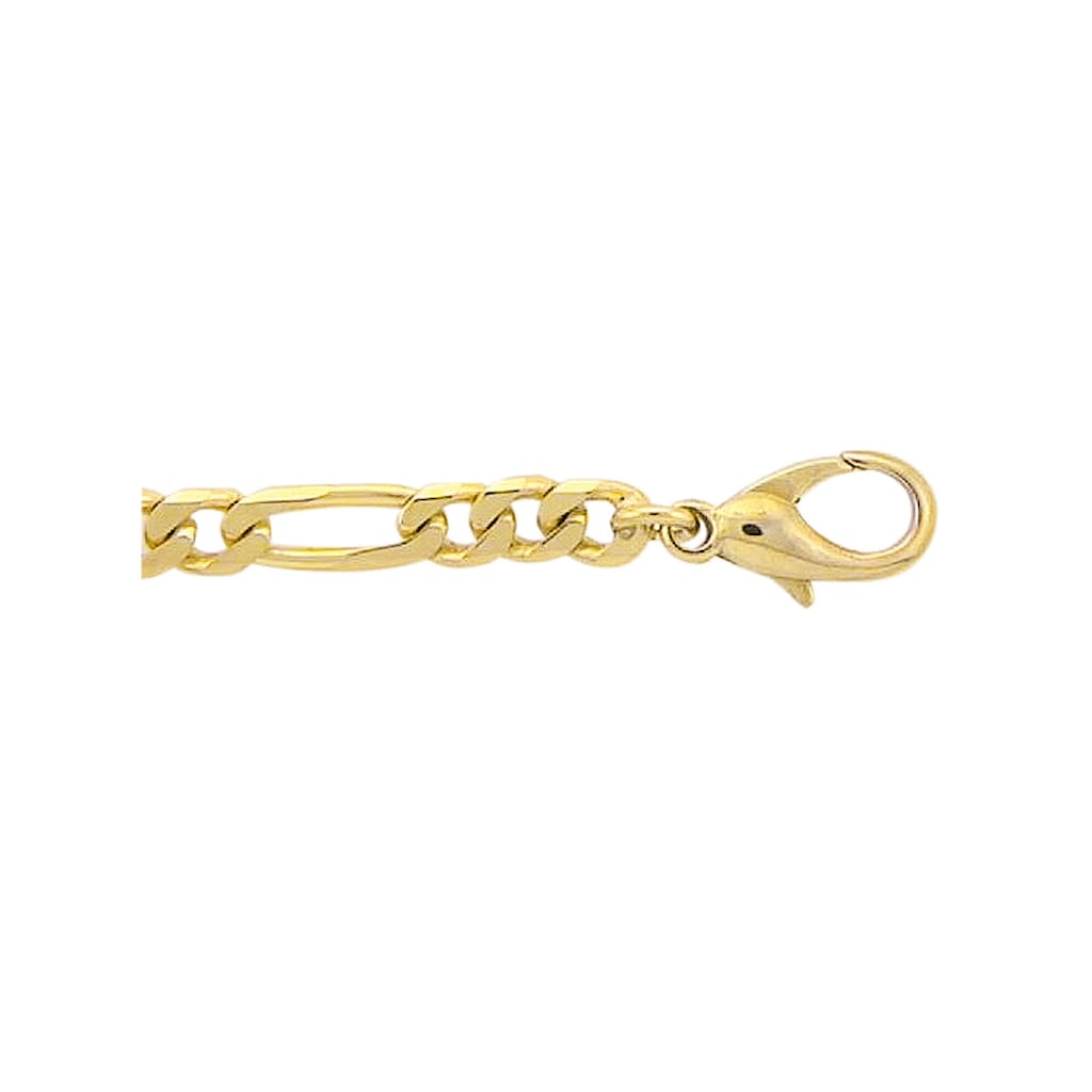 Adelia´s Goldarmband »333 Gold Figaro Armband 21 cm Ø 5 1 mm« Goldschmuck für Damen