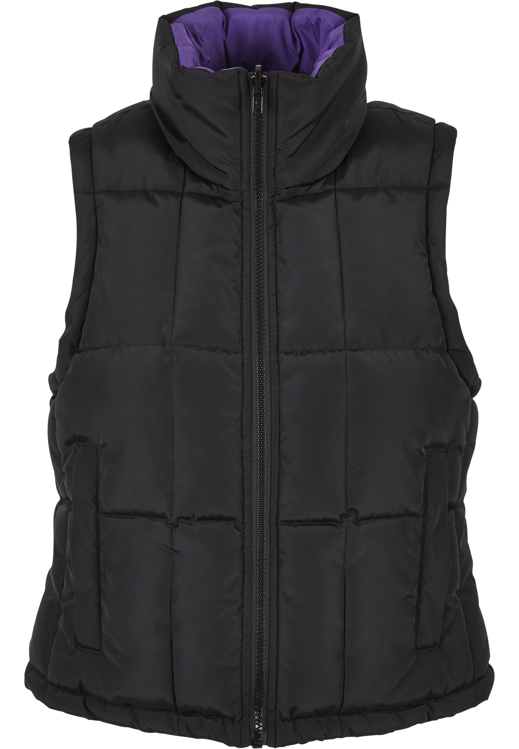 URBAN CLASSICS Steppweste "Urban Classics Damen Ladies Reversible Cropped P günstig online kaufen