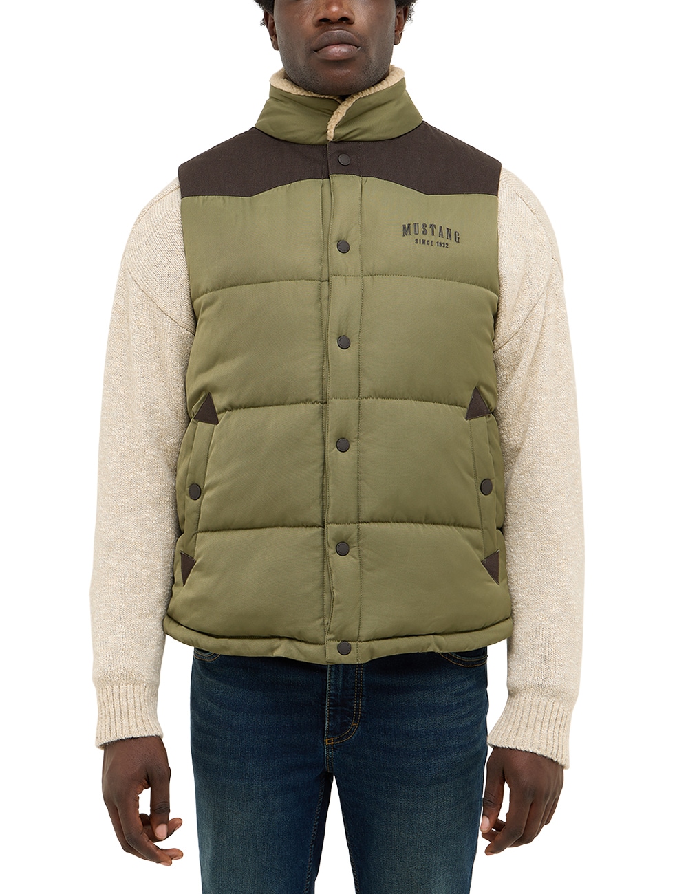 MUSTANG Kurzweste "Herren Style Dublin" günstig online kaufen