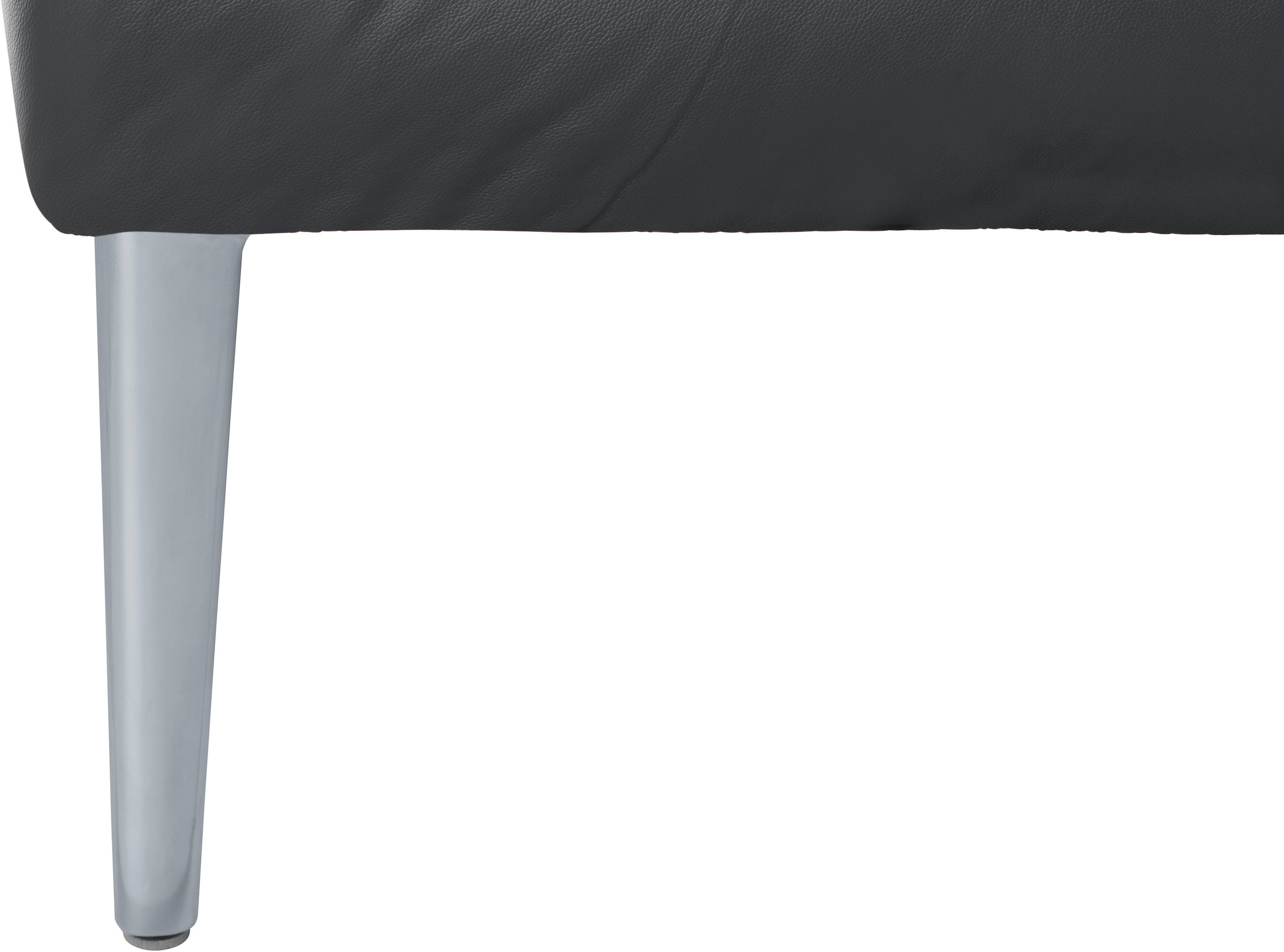W.SCHILLIG Ecksofa »enjoy&MORE, Designsofa, bequem, zeitlos und elegant, L-Form«, mit Sitztiefenverstellung, Füße silber matt, Breite 340 cm