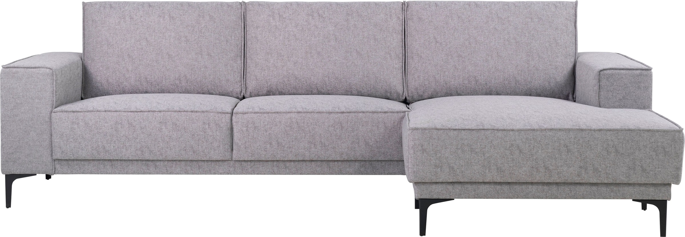 OTTO home Ecksofa "Polsterecke Oland, Struktur, Flachgewebe, Luxus-Microfas günstig online kaufen