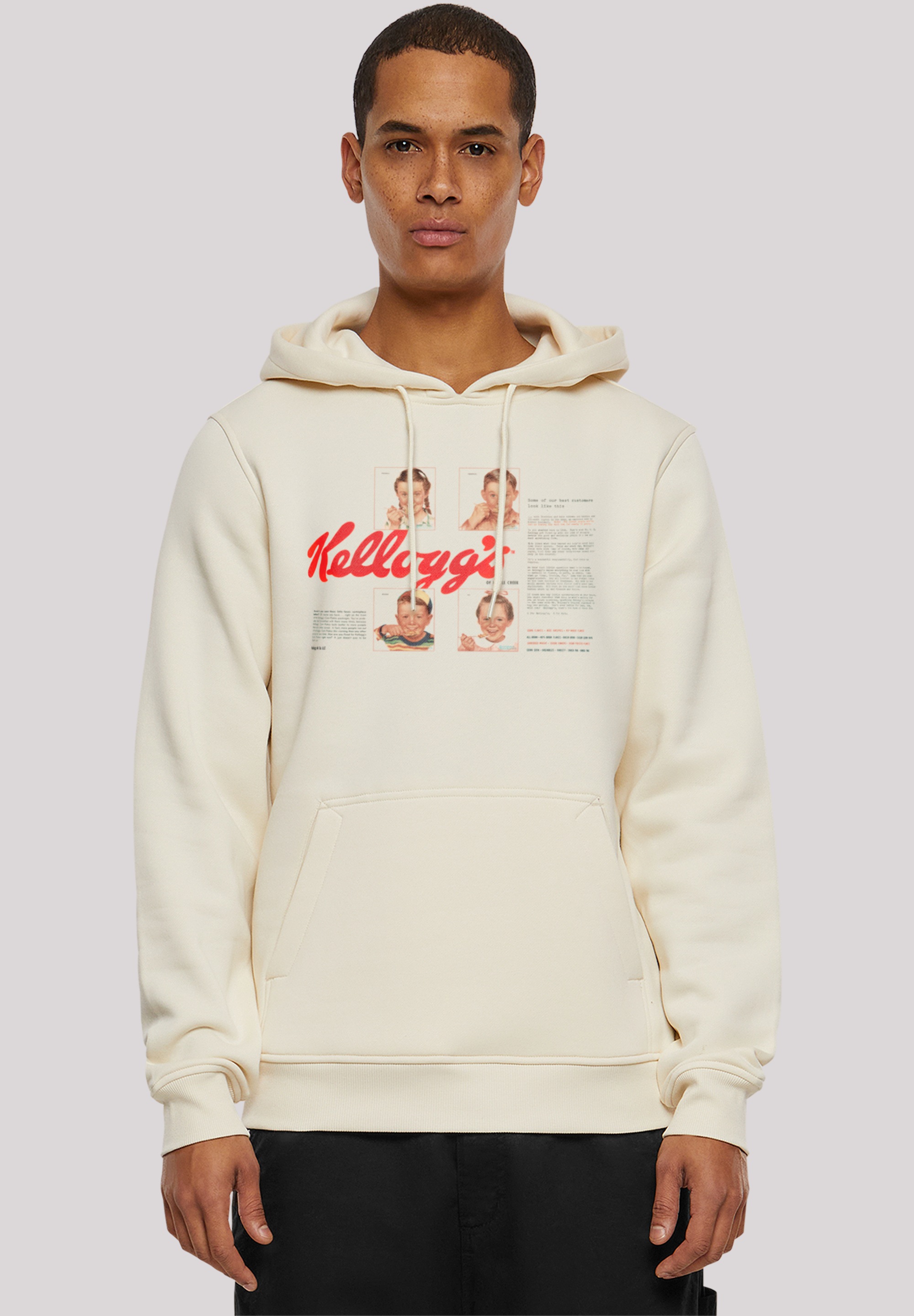 F4NT4STIC Kapuzenpullover »Kellogg's Corn Flakes Cereal Box Children Retro« Premium Qualität
