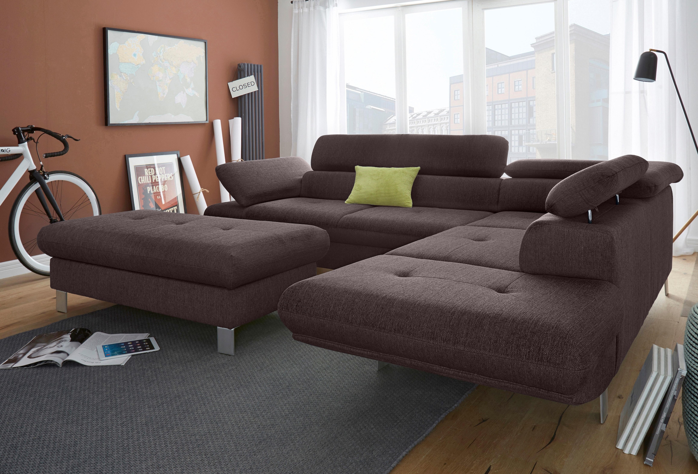 exxpo - sofa fashion Ecksofa mit Bettfunktion online kaufen | BAUR