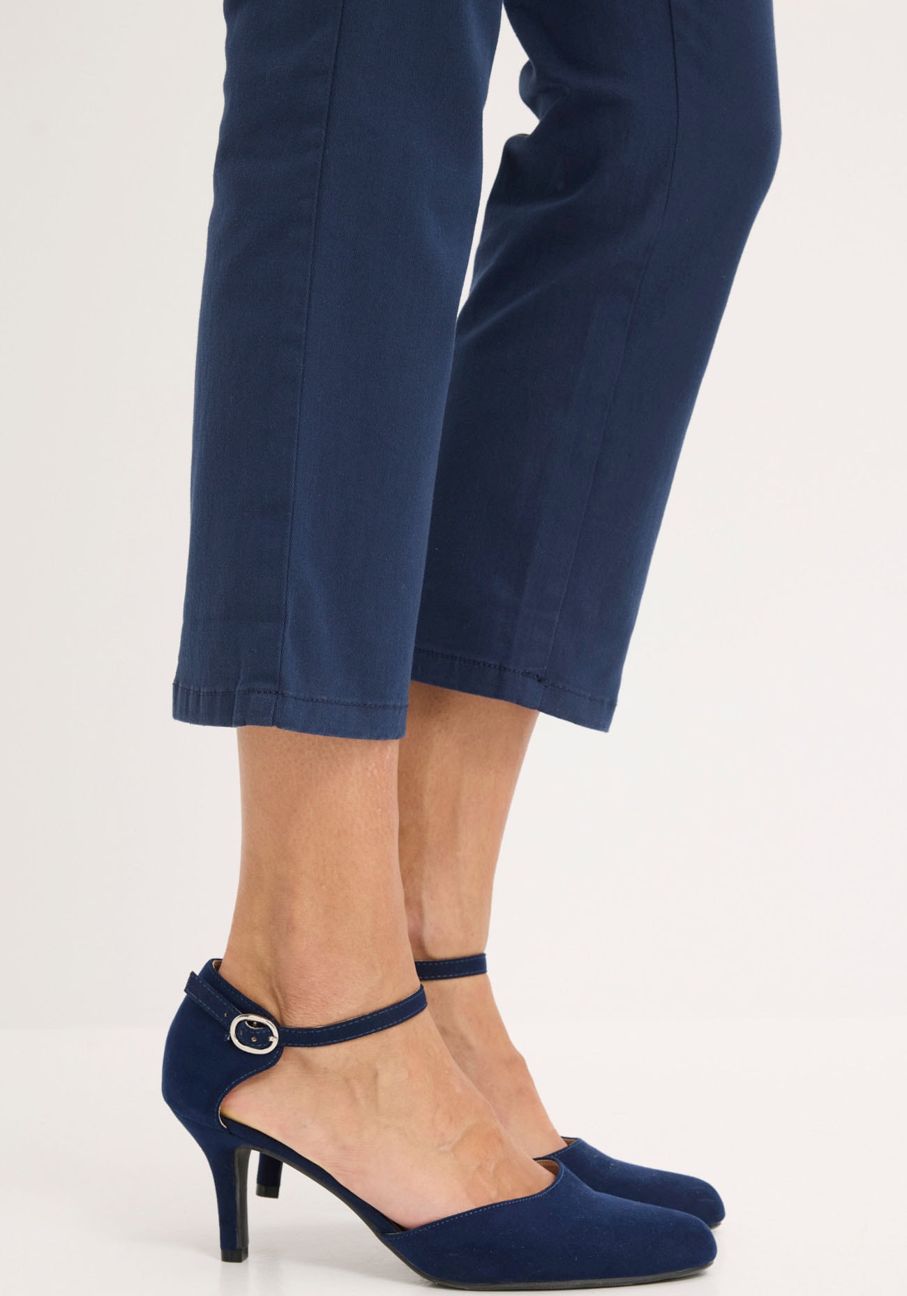 bonprix Schlupfhose »7/8 Schlupfhose mit Stretch«  mit Stretch-Anteil, Regular Fit, mit elastischem Gummibund