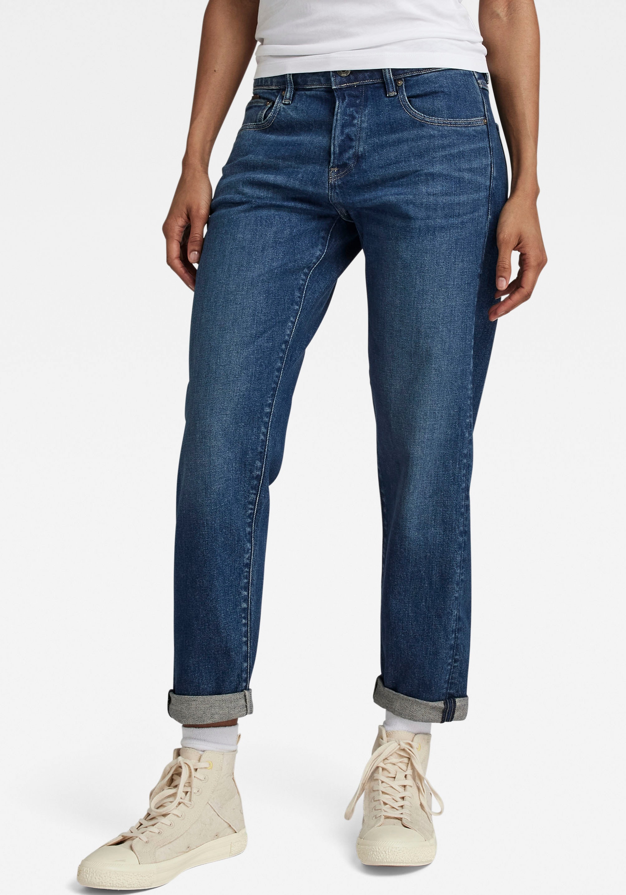 G-STAR Boyfriend-Jeans "Kate", Baumwollstretch Denim Qualität für hohen Tragekomfort