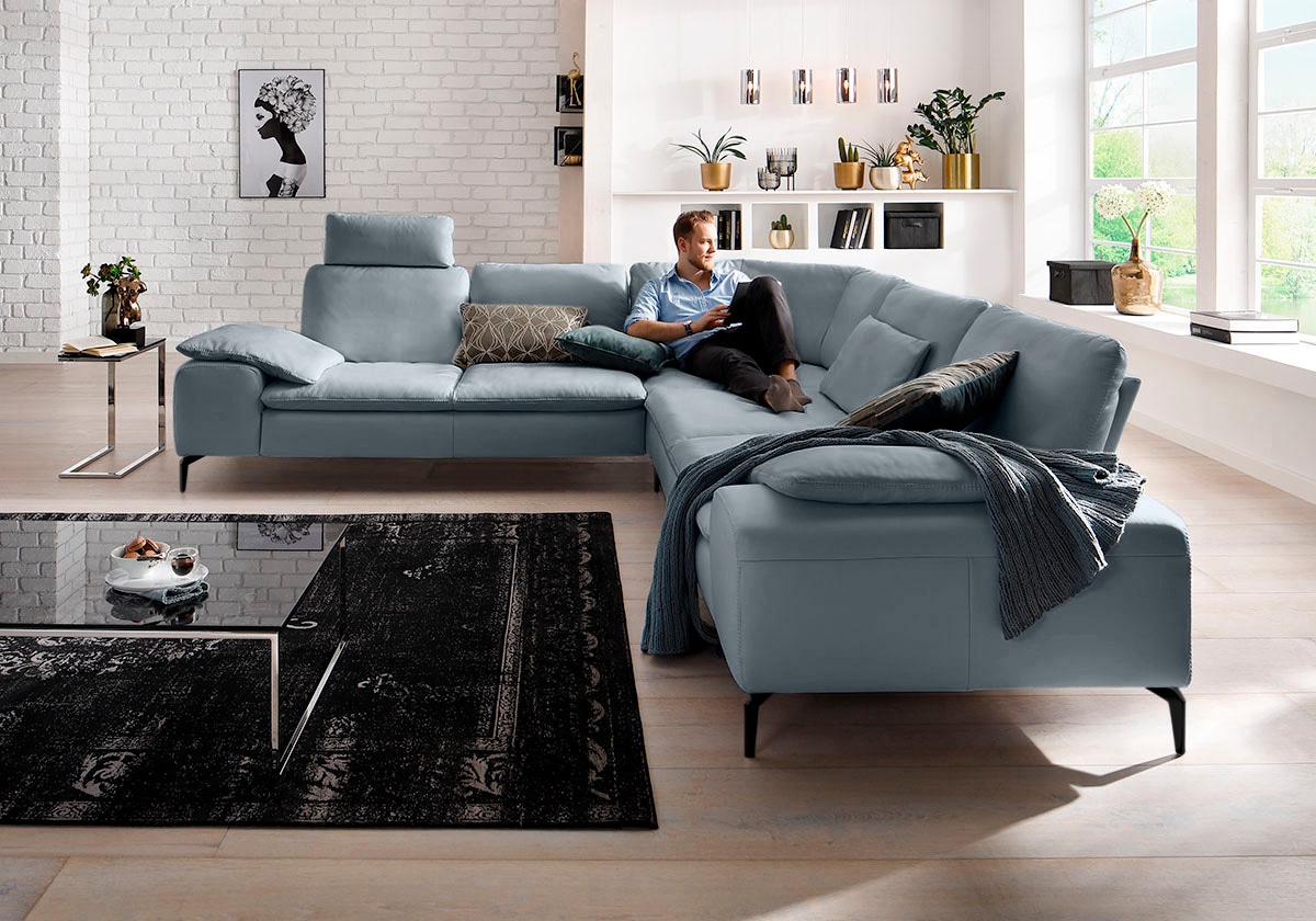 W.SCHILLIG Ecksofa "valentinoo, Designsofa, elegant und bequem, L-Form" mit günstig online kaufen