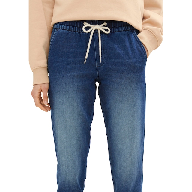 TOM TAILOR Loose-fit-Jeans, mit elastischem Bund für bestellen | BAUR