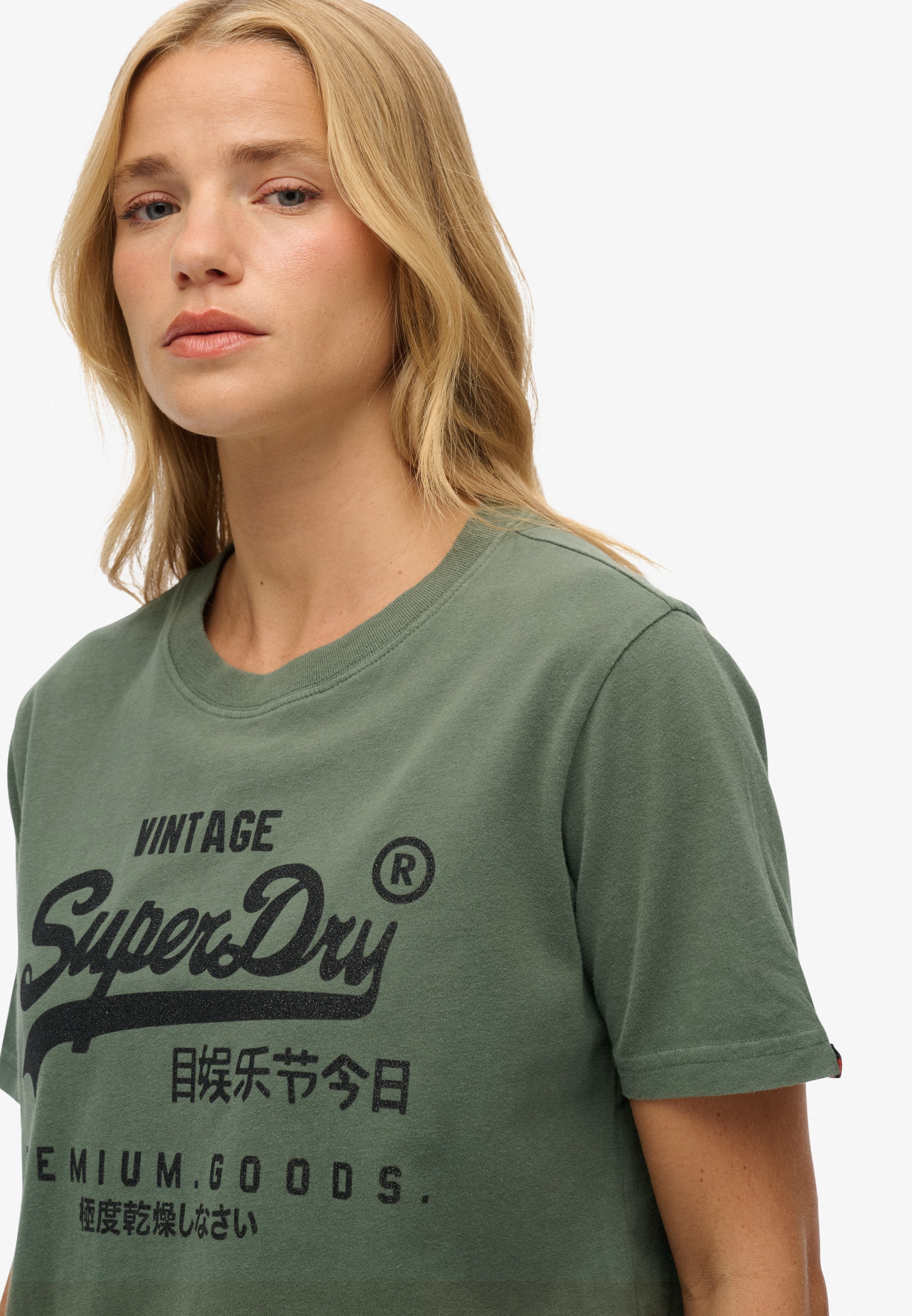 Superdry Print-Shirt "EMBELLISHED VL RELAXED TEE" günstig online kaufen