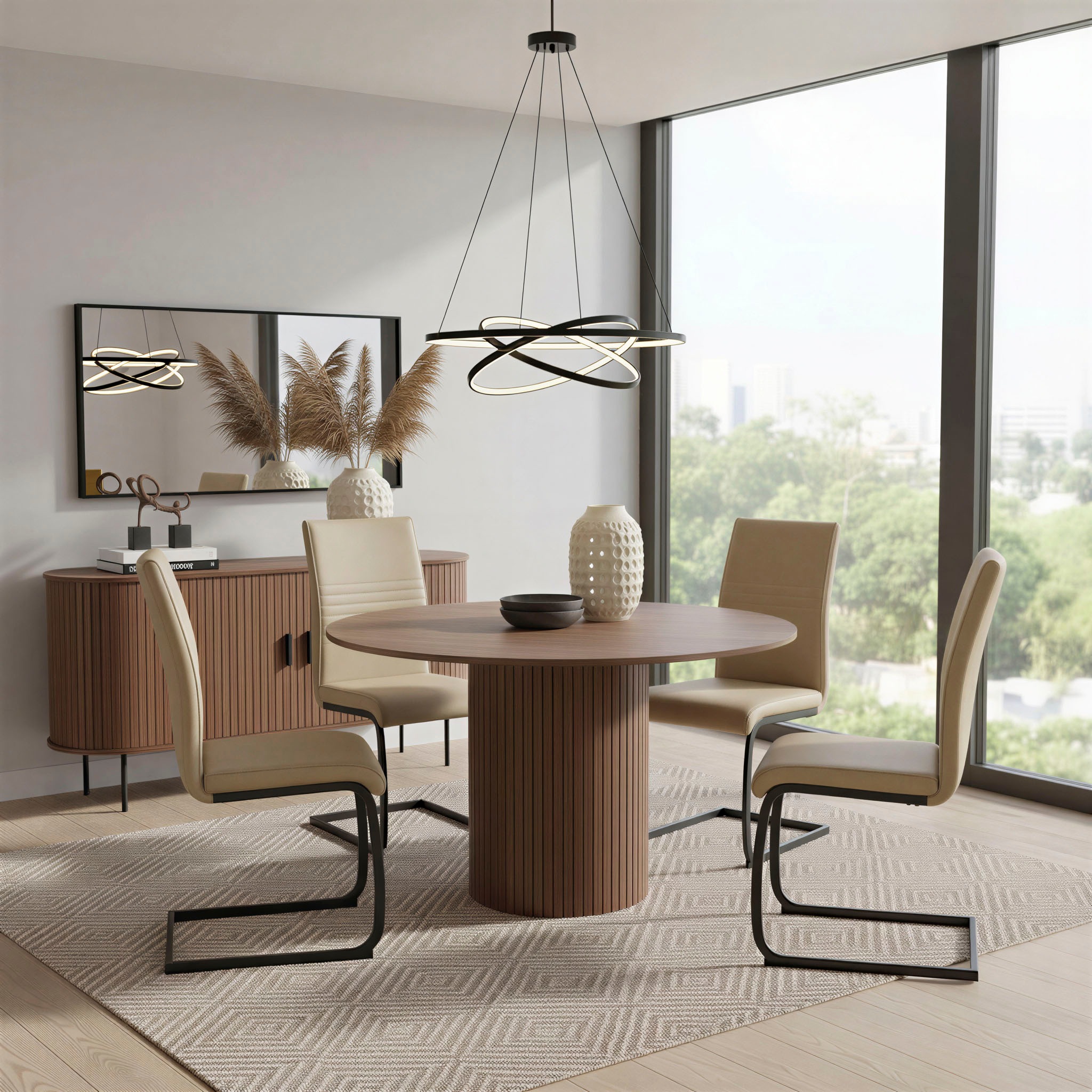 INOSIGN Freischwinger (Set) 2 Stk.mit Wellenunterfederung günstig online kaufen