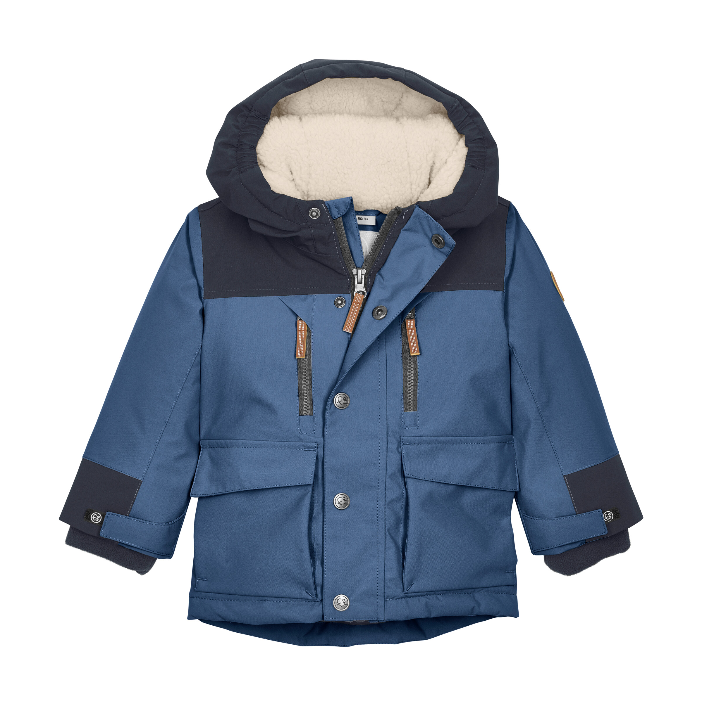 first instinct by killtec Funktionsjacke "FIOW 9 MNS JCKT" Wind- und wasserdichte Jacke, warmes Teddy-Fleece, viele Taschen